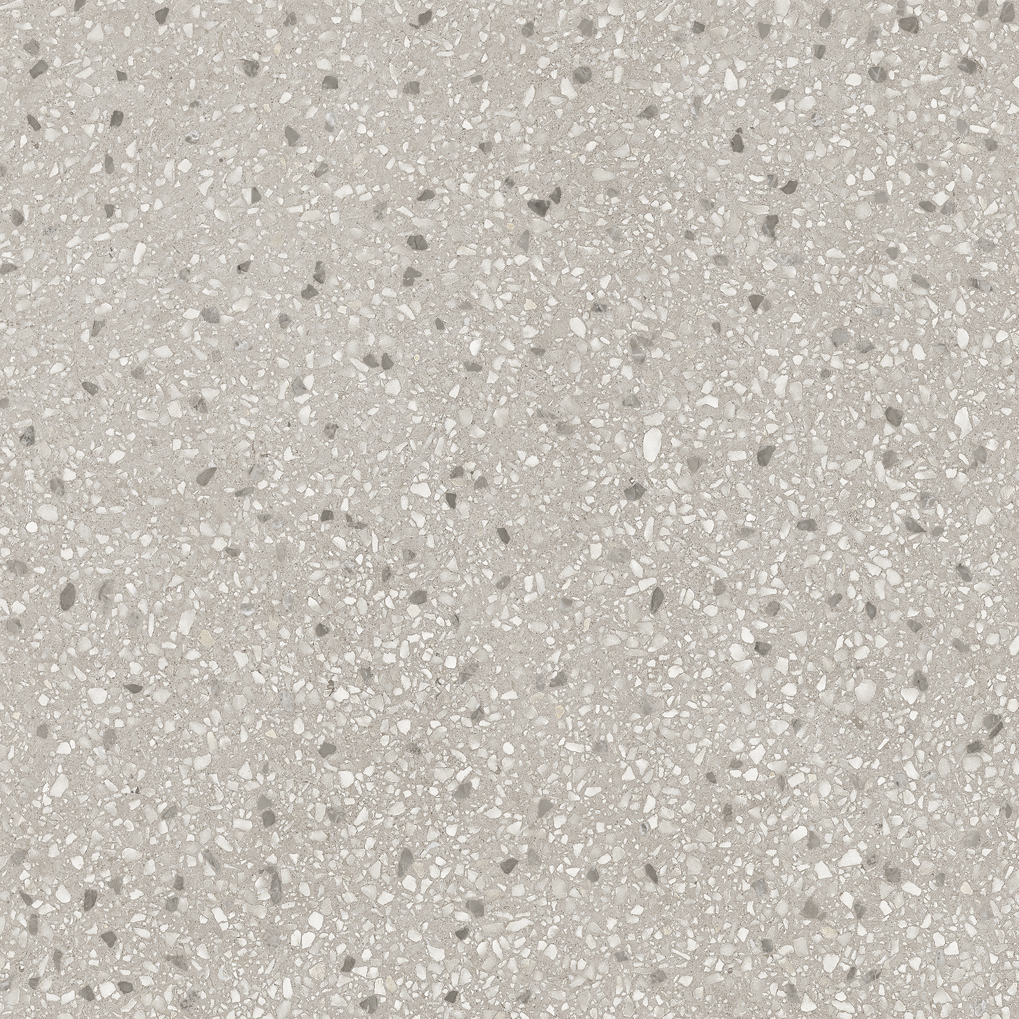 Urbanixx Gres Sendai Bodenfliese Terrazzooptik Hellgrau Matt 60x60 cm rektifiziert R10