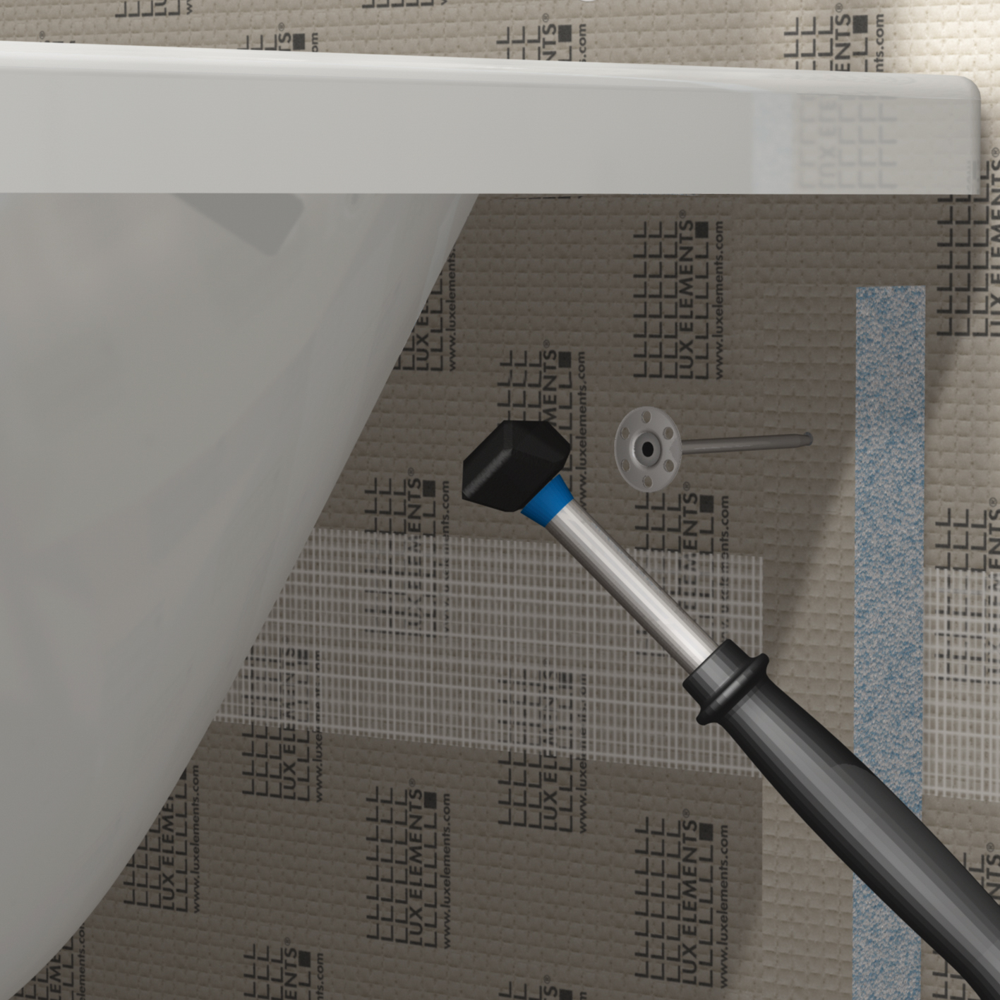 Lux Elements Badewannenverkleidungsset 183x60x3 cm Lux Elements Badewannenverkleidungsset 183x60x3 cm