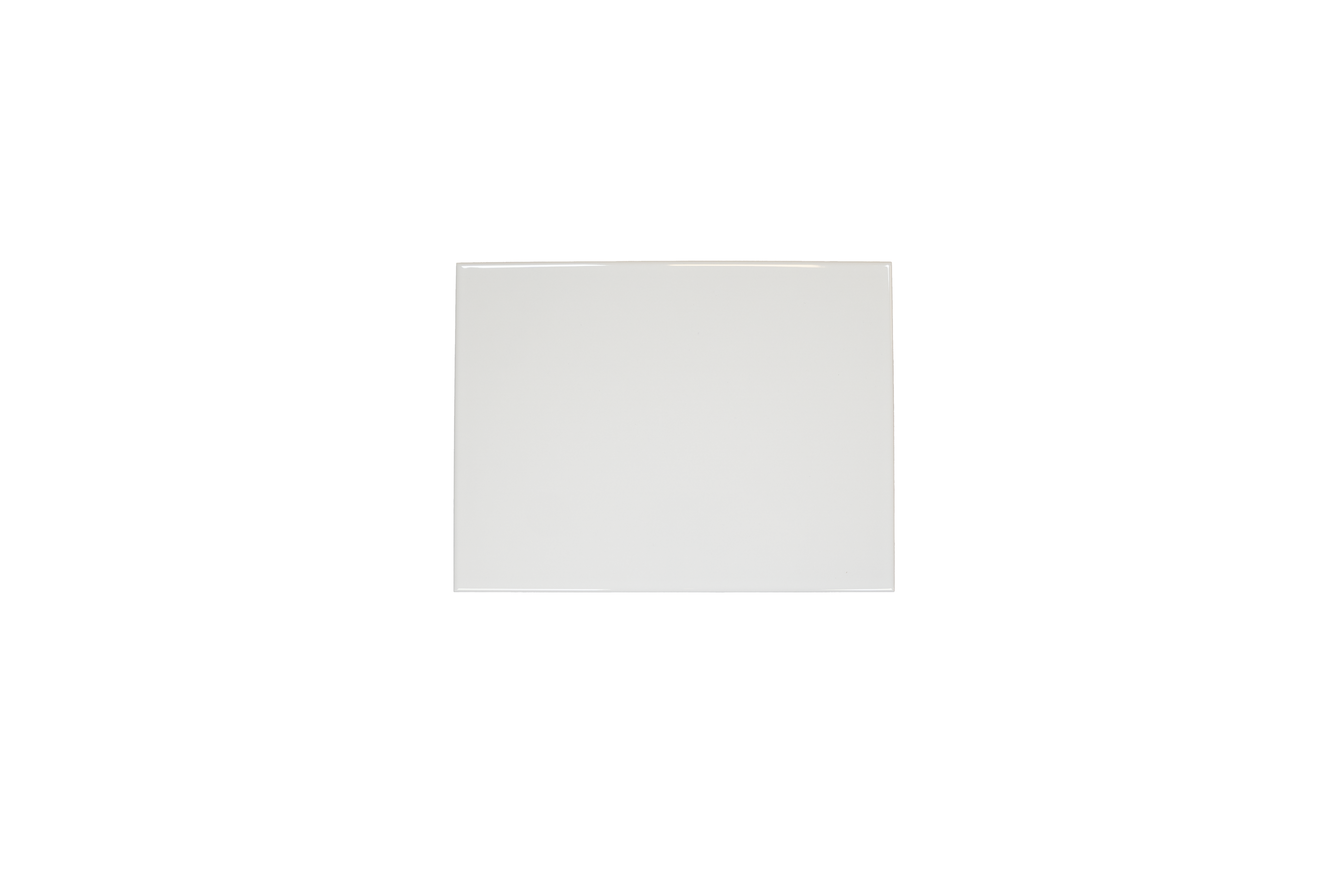 Urbanixx Gres Warschau Wandfliese uni Weiß glänzend 24,9x33 cm  