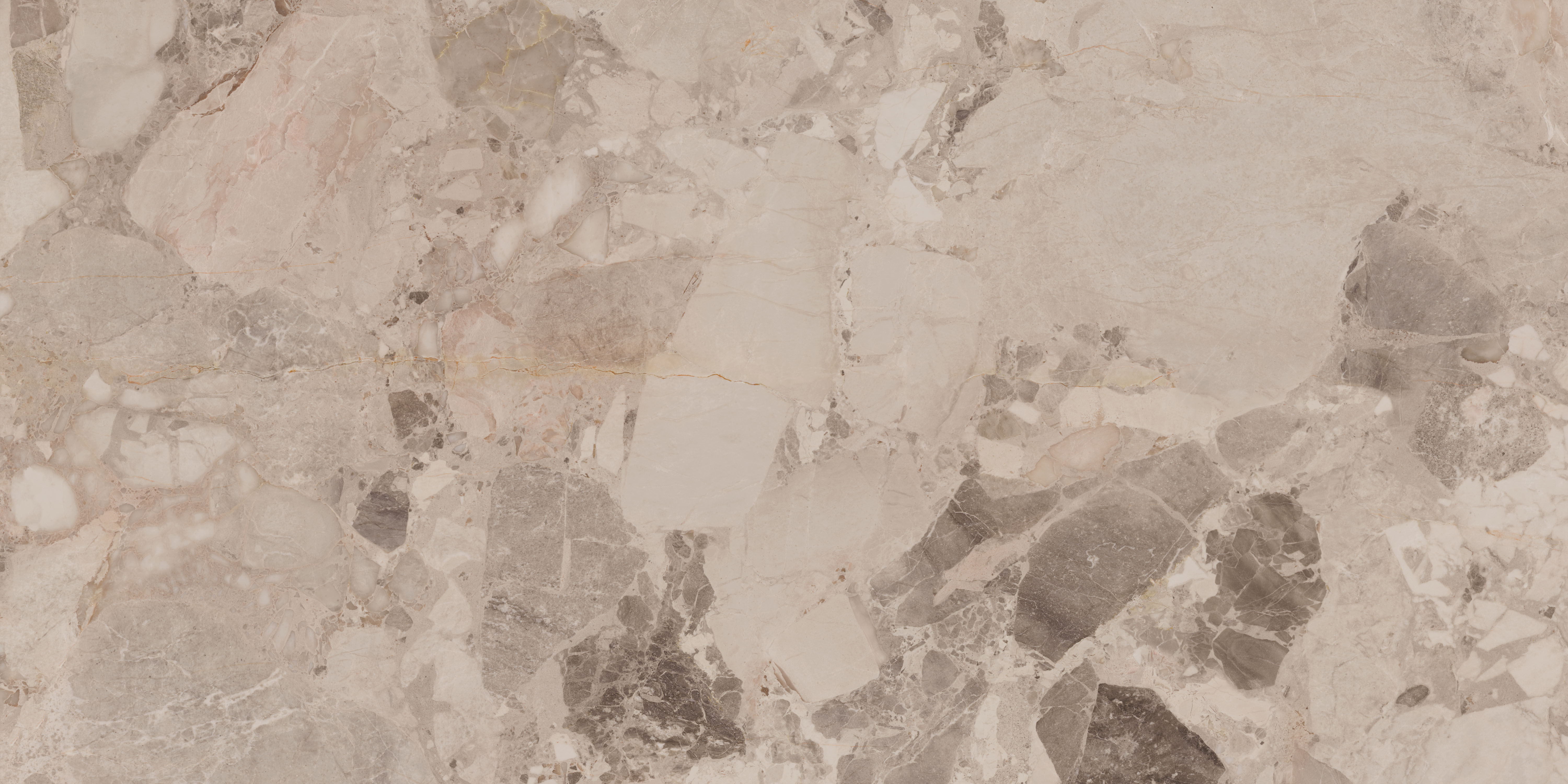 Vanezia Gres Vaarala Bodenfliese Natursteinoptik Beige Glänzend 60x120 cm rektifiziert