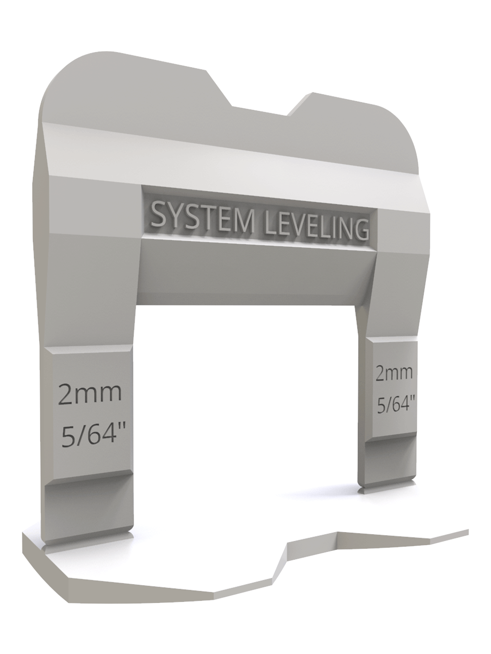 System Leveling Nivelliersystem Klemme 2 mm - 100 Stück 