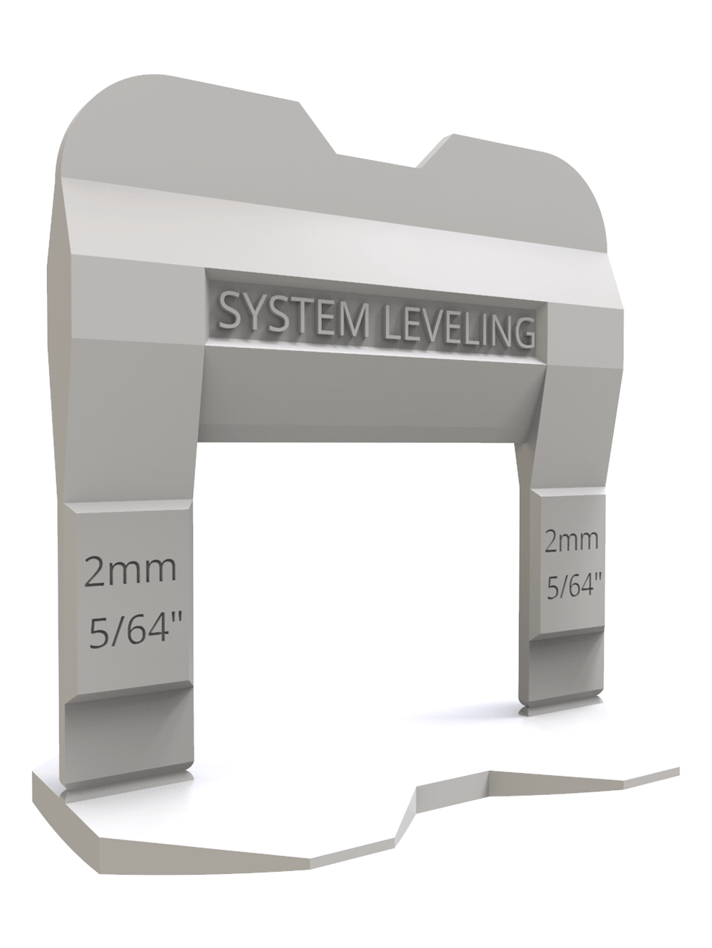 System Leveling Nivelliersystem Klemme 2 mm 2.000 Stück 