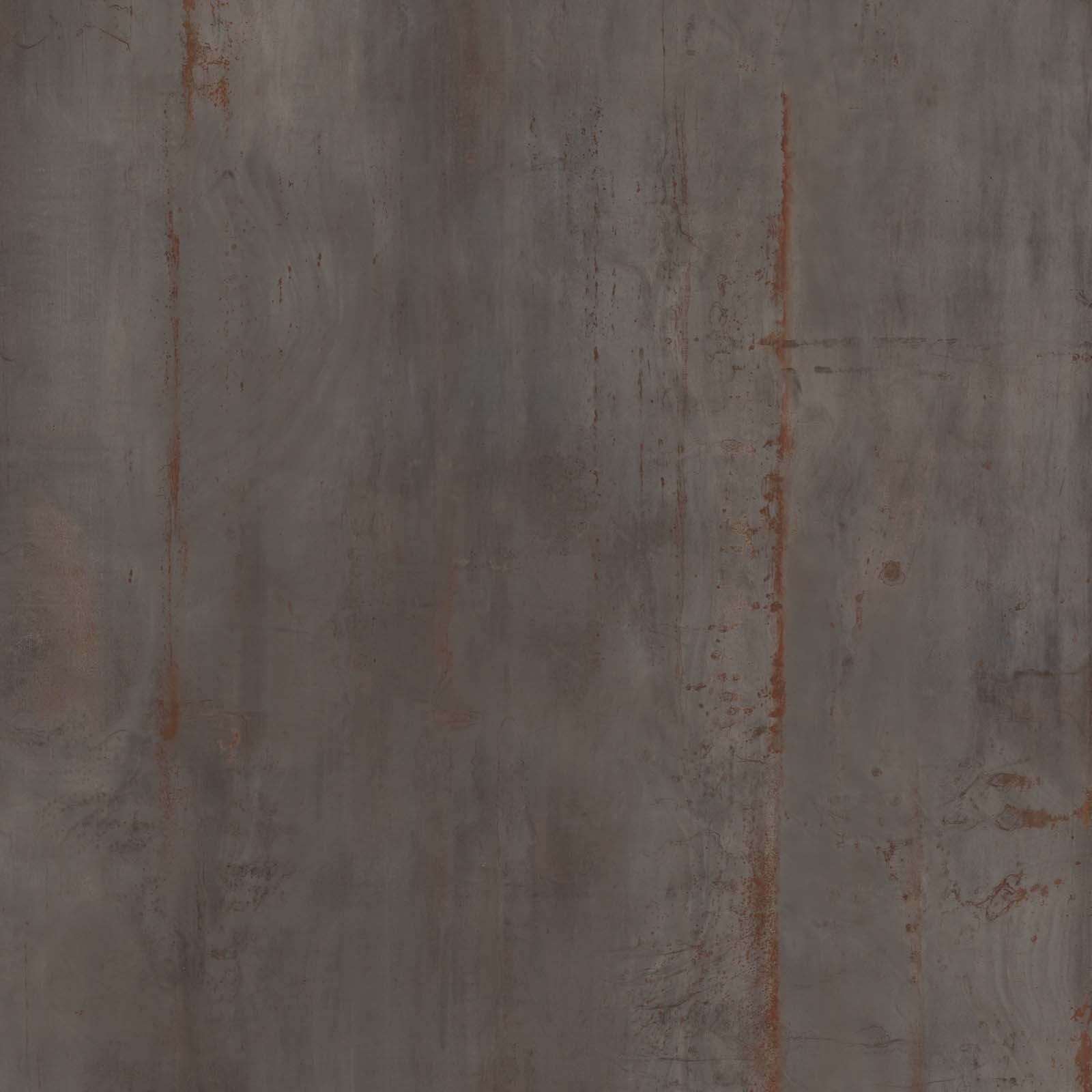 Flaviker Rebel Bodenfliese Metalloptik Anthrazit Matt 120x120 cm rektifiziert R10B