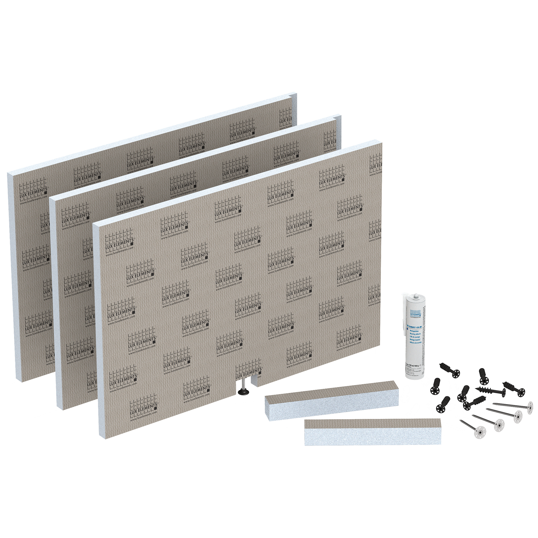 Lux Elements Badewannenverkleidungsset 183x60x3 cm Lux Elements Badewannenverkleidungsset 183x60x3 cm