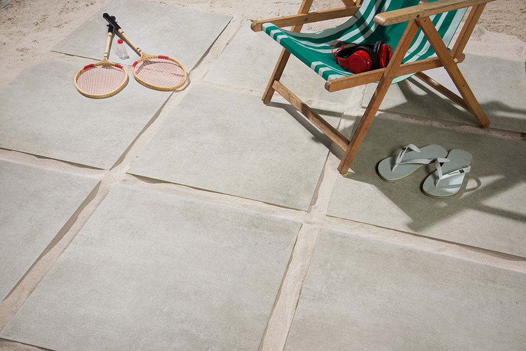 Urbanixx Gres Palermo Terrassenplatte Sand Matt 60x120 cm rektifiziert R11/B