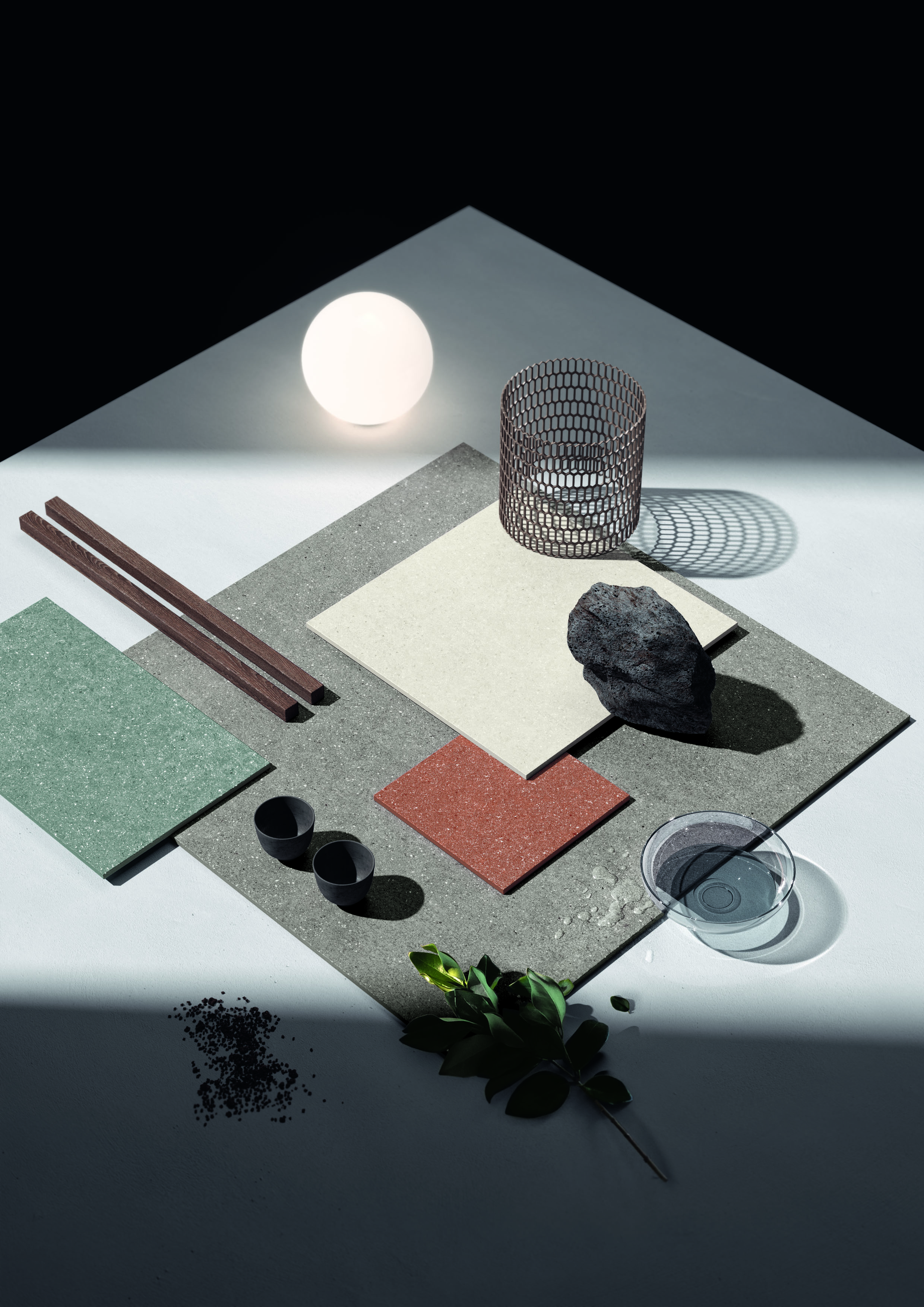 Urbanixx Gres Nagano Bodenfliese Betonoptik Grau Matt 60x120 cm rektifiziert R10