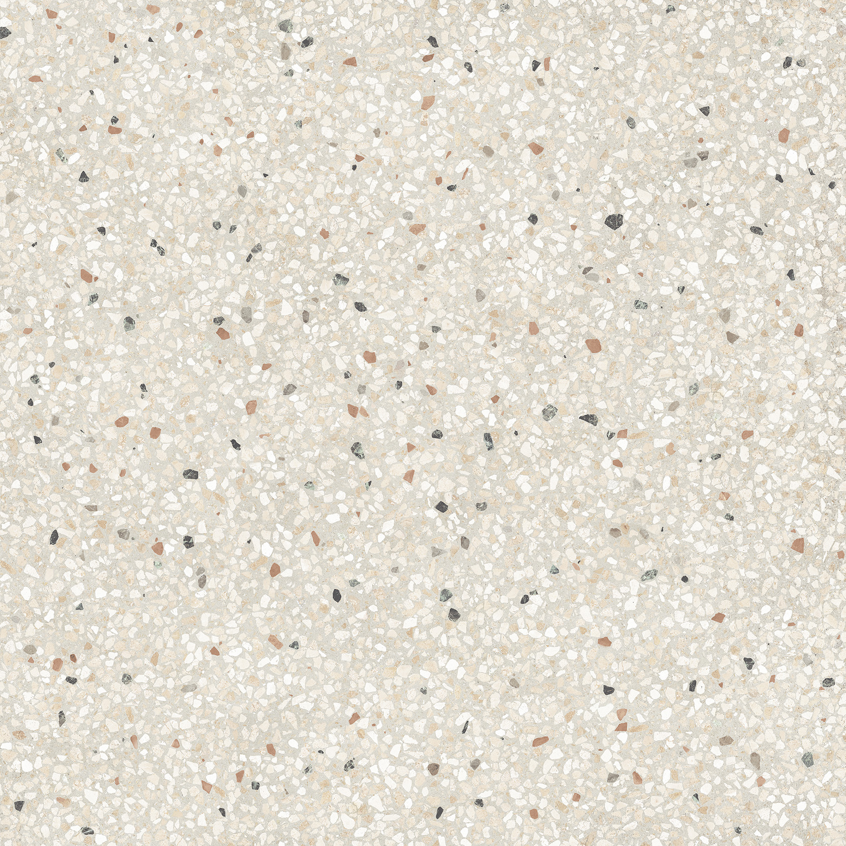 Vanezia Gres Mima Bodenfliese Terrazzooptik Bunt Matt 80x80 cm rektifiziert R10