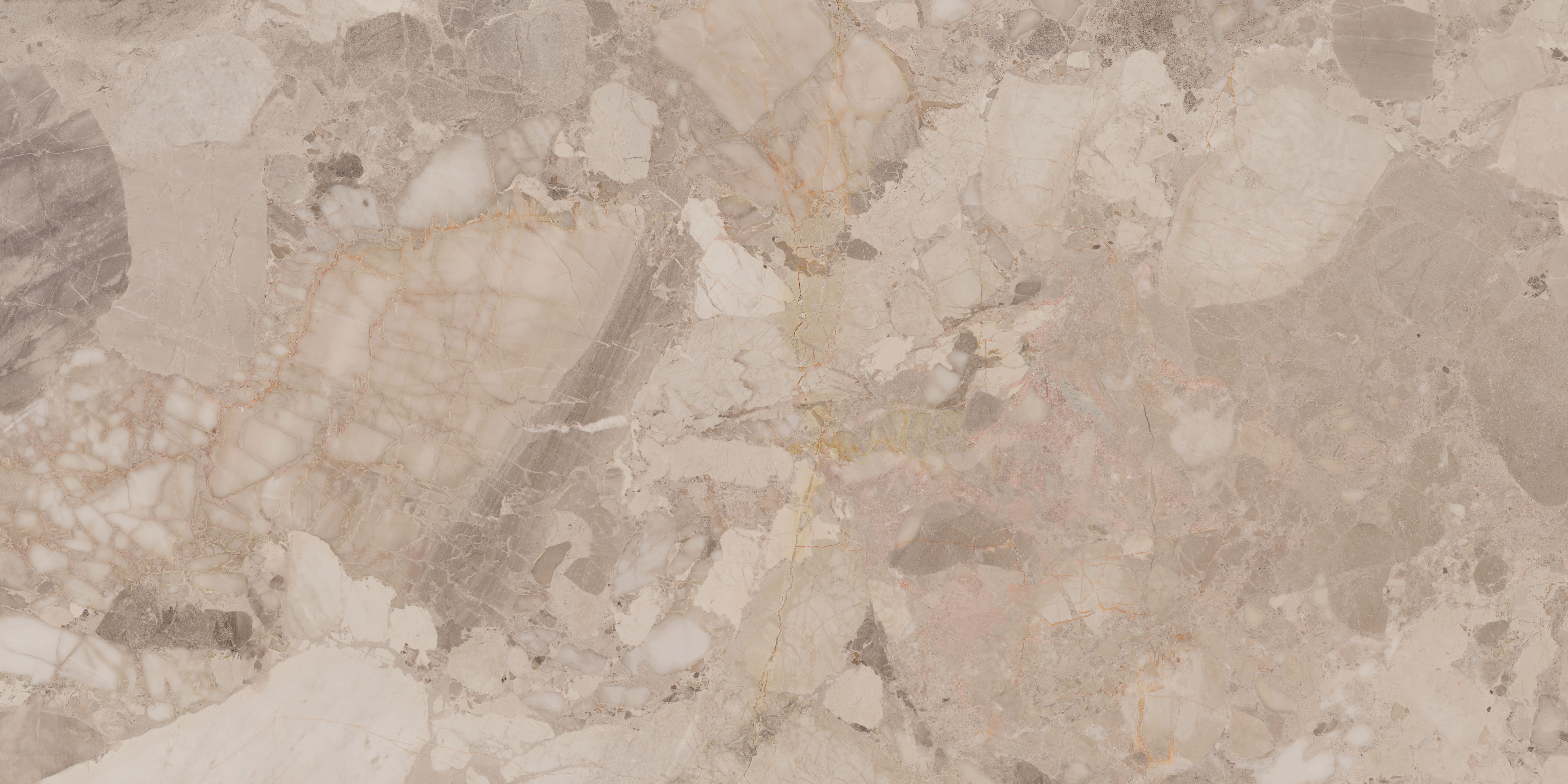 Vanezia Gres Vaarala Bodenfliese Natursteinoptik Beige Glänzend 60x120 cm rektifiziert