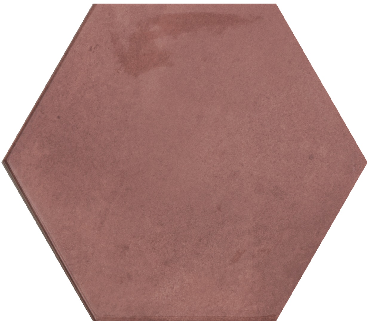 Catalea Gres Timra Hexagonfliese Rot Glänzend 16x18 cm 