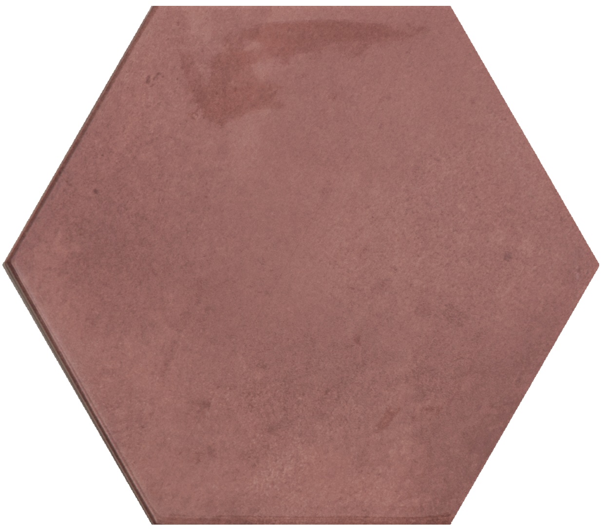 Catalea Gres Timra Hexagonfliese Rot glänzend 16x18 cm 