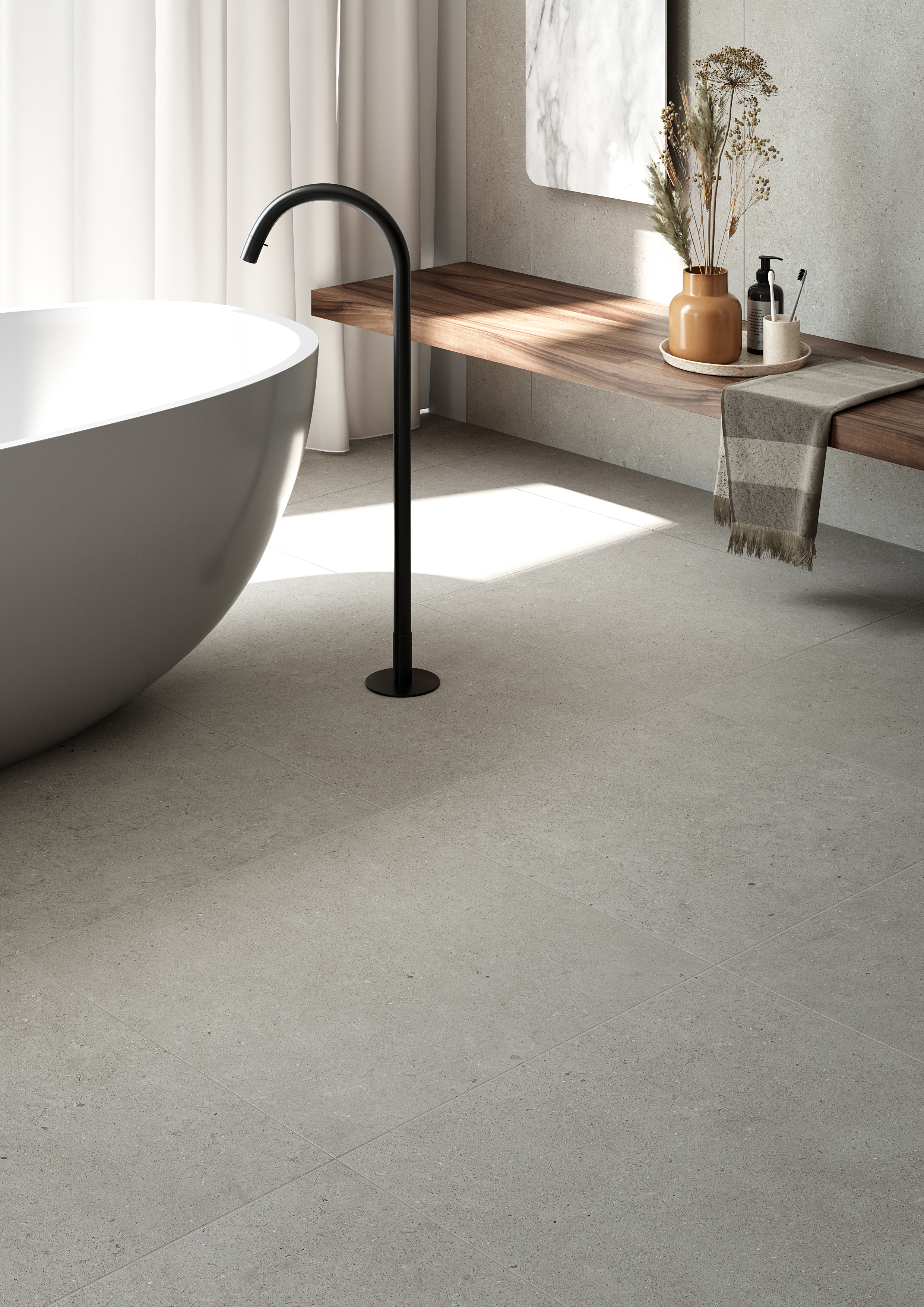Urbanixx Gres Osaki Stäbchenmosaik Natursteinoptik Grau Matt 30x60 cm R10