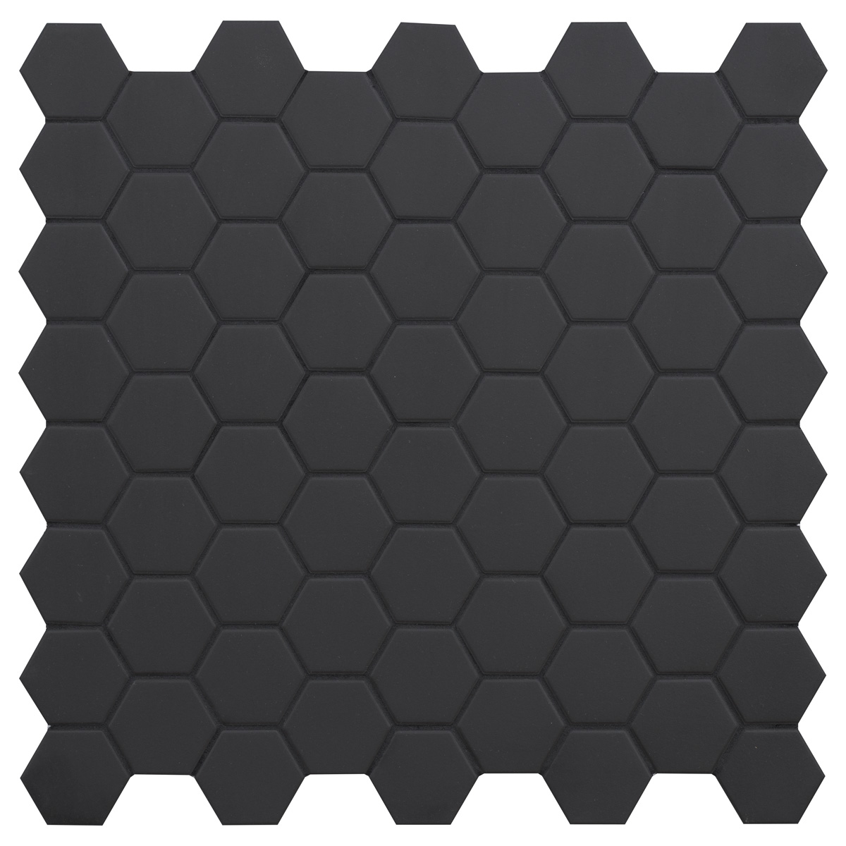 Catalea Gres Tokio Hexagonmosaik Schwarz Matt 31,6x31,6 cm rektifiziert R10