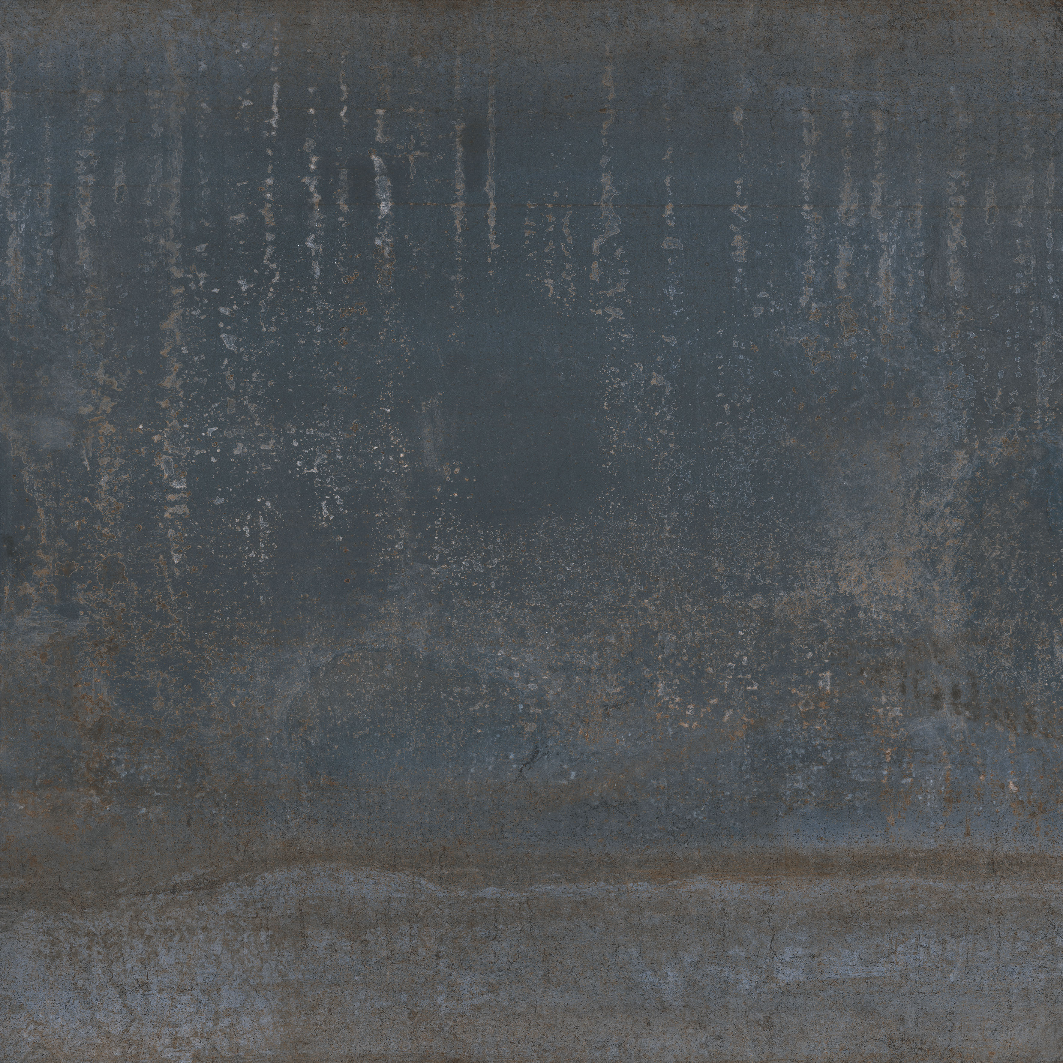 Urbanixx Gres Karlstadt Bodenfliesen Metalloptik Blau Matt 60x60 cm rektifiziert R9