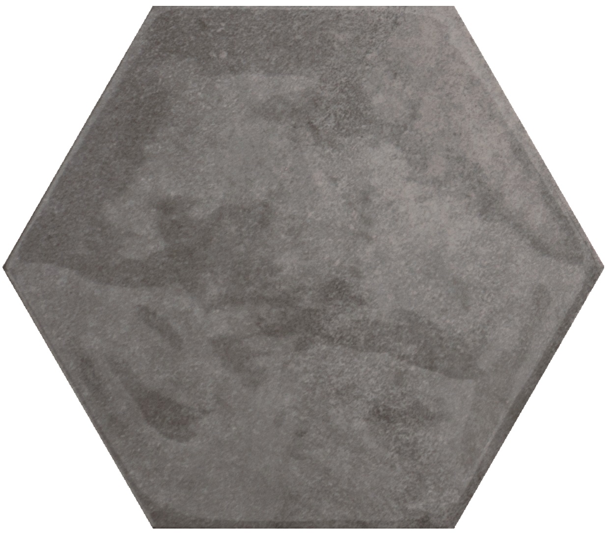 Catalea Gres Timra Hexagonfliese Grau Glänzend 16x18 cm 