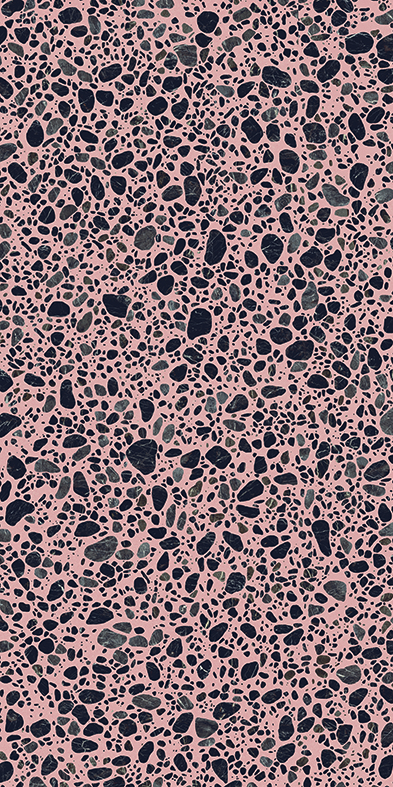 Ergon Medley Pop Bodenfliese Terrazzooptik Rosa Matt 30x60 cm rektifiziert R10B
