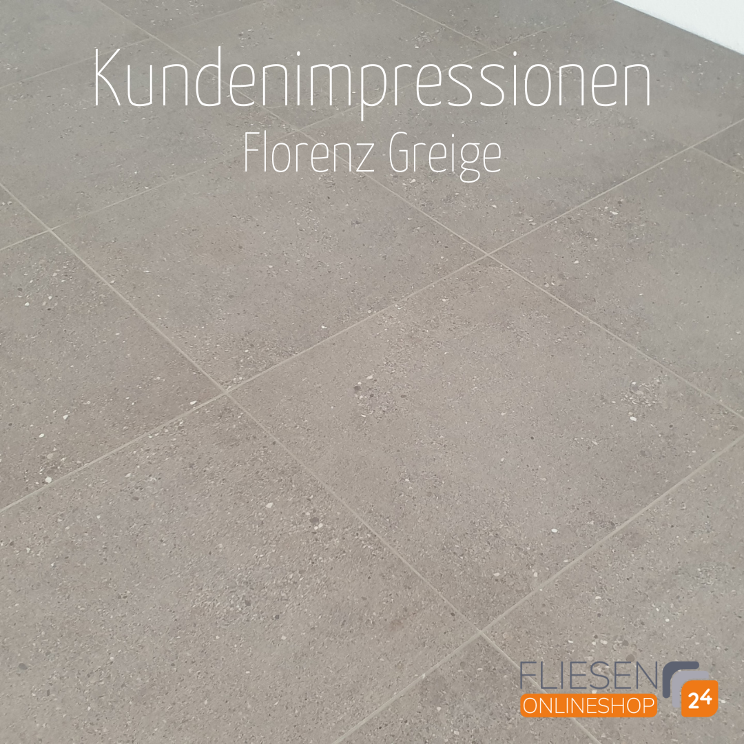 Urbanixx Gres Florenz Bodenfliese Natursteinoptik Greige matt 60x60 cm rekt. Urbanixx Gres Florenz Bodenfliese Natursteinoptik Greige matt 60x60 cm rekt.