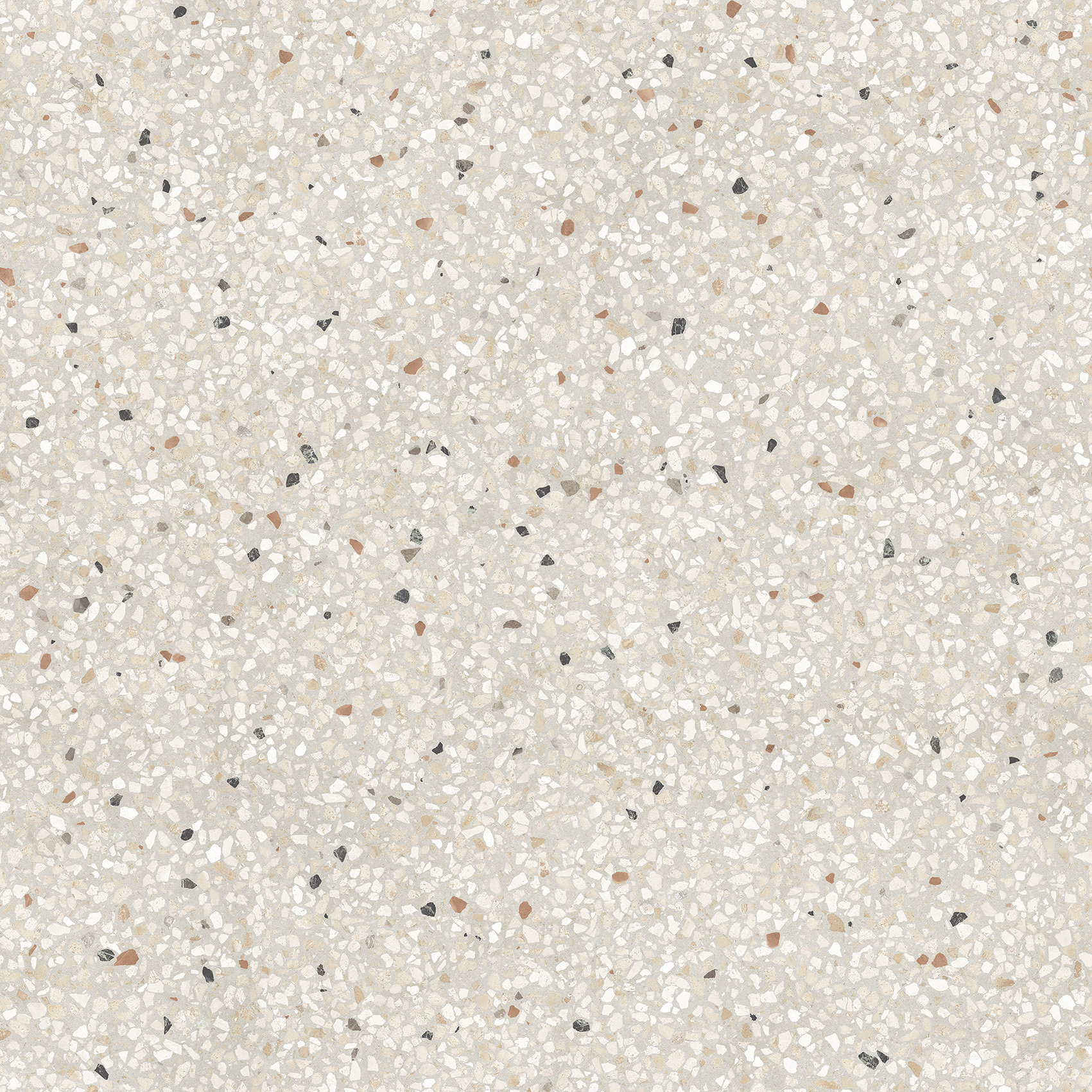 Vanezia Gres Mima Bodenfliese Terrazzooptik Bunt Matt 80x80 cm rektifiziert R10