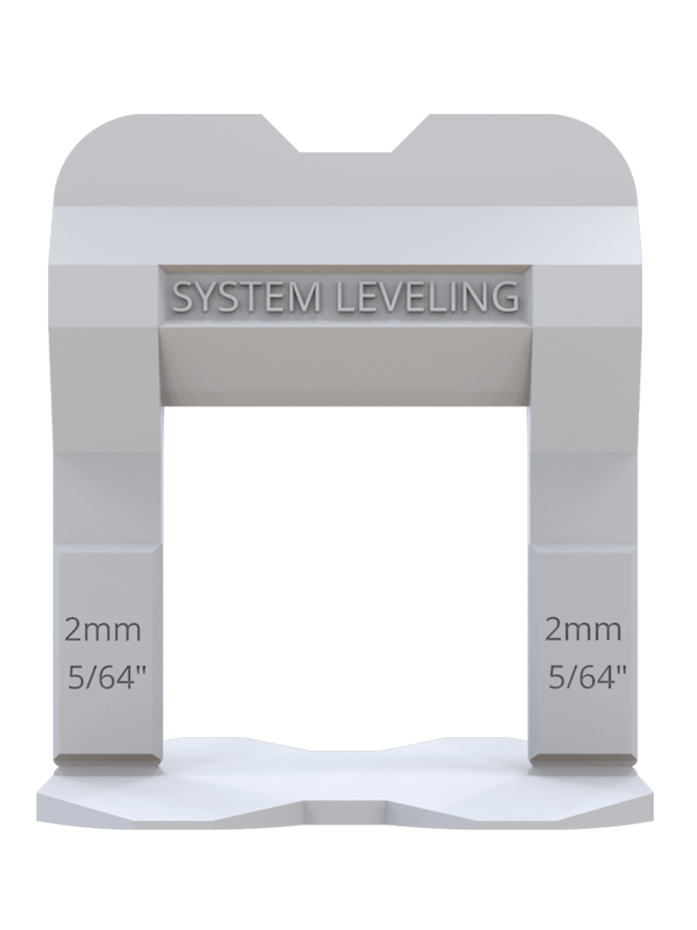 System Leveling Nivelliersystem Klemme 2 mm 500 Stück