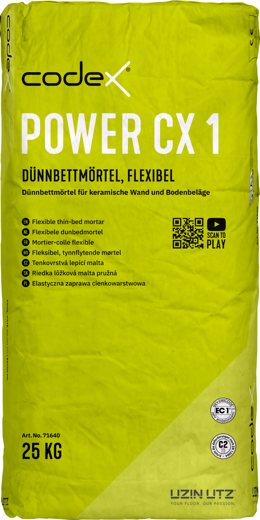 Codex Power CX 1 25 kg flexibler Dünnbettmörtel 