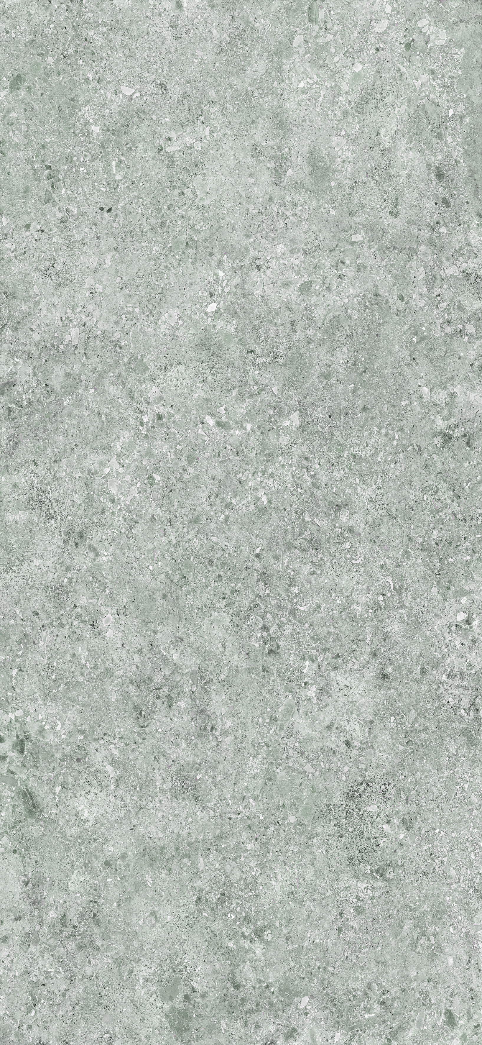 Urbanixx Gres Kyoto Wandfliese Terrazzooptik Grau Matt 120x260 cm rektifiziert R10