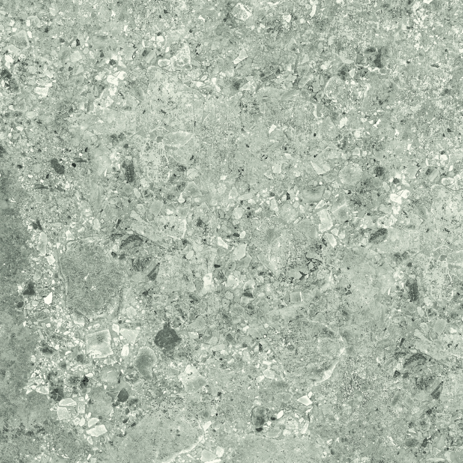 Urbanixx Gres Kyoto Bodenfliese Terrazzooptik Grau Matt 80x80 cm rektifiziert R10
