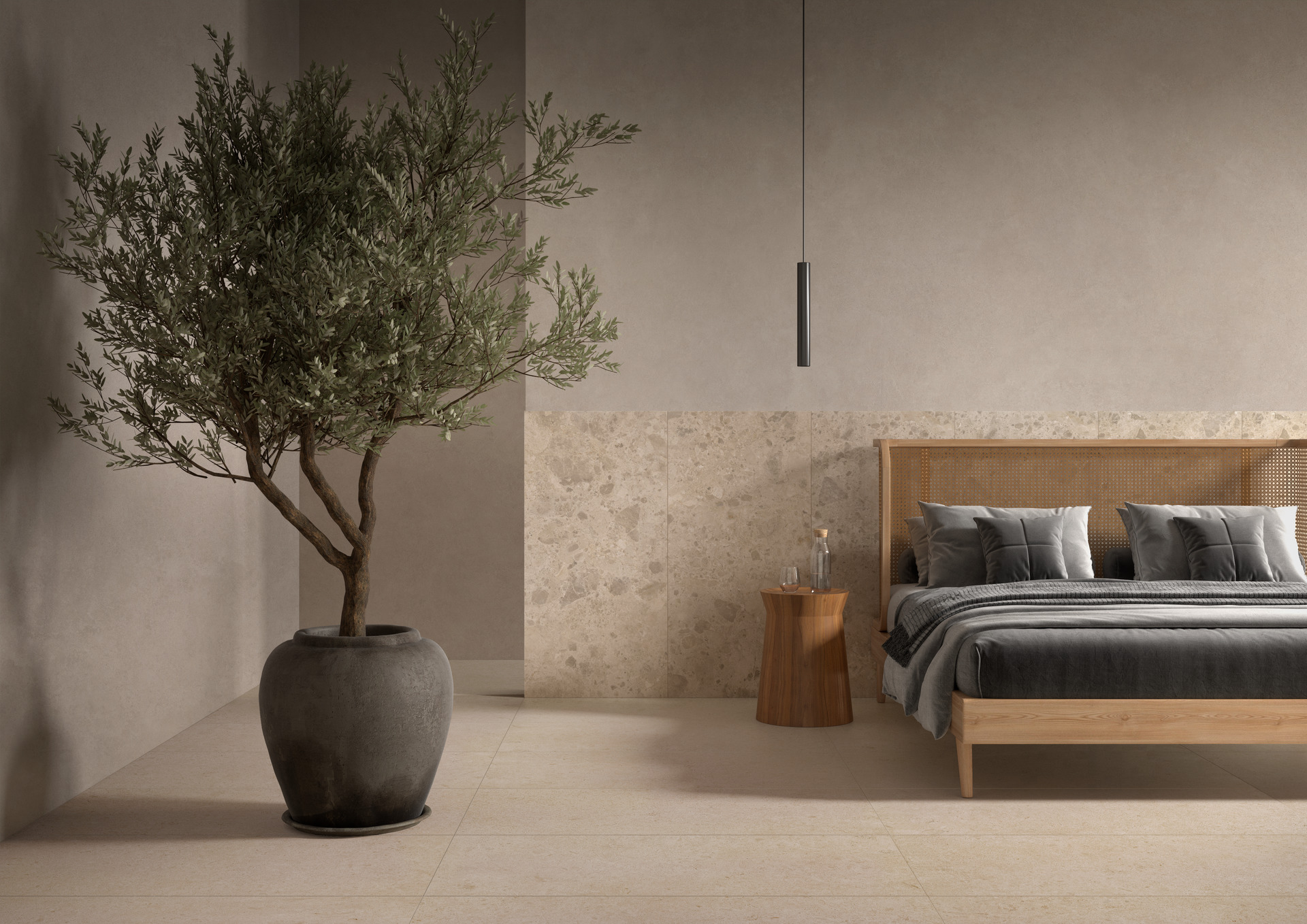 Ragno Eterna Bodenfliese Natursteinoptik Beige Matt 30x60 cm rektifiziert R10B 