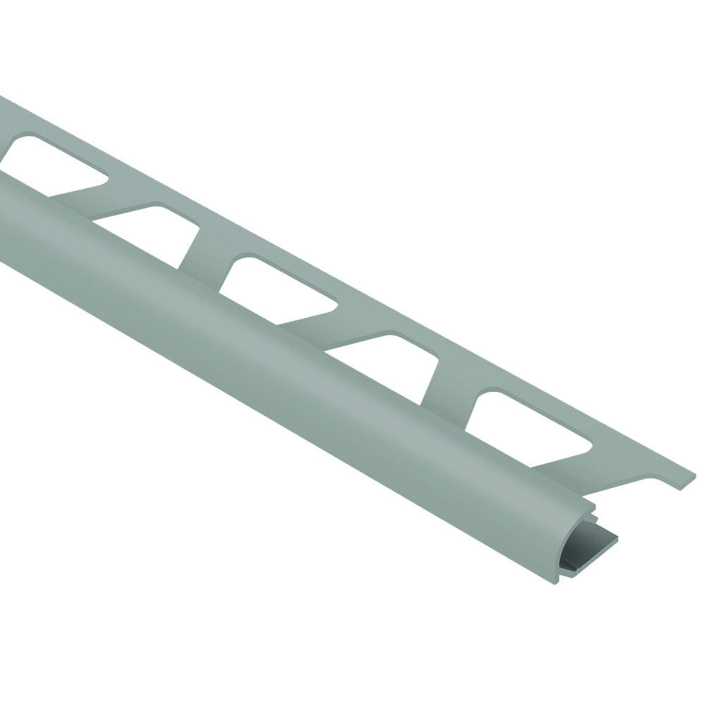 Schlüter Rondec Fliesenschiene AC 2,5 m Schiene  Grau Metallic H = 10 mm Viertelkreis