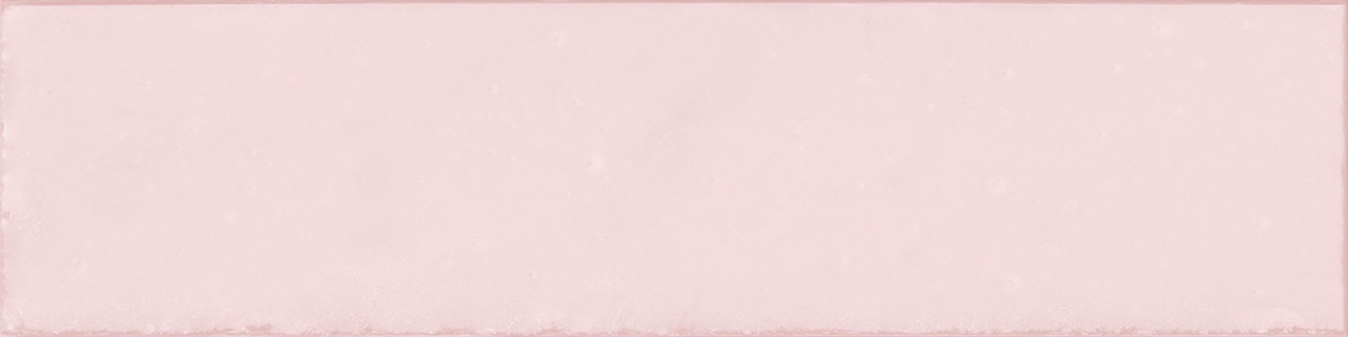 Urbanixx Gres Nellim Metrofliesen Rosa glänzend 7,5x30 cm  