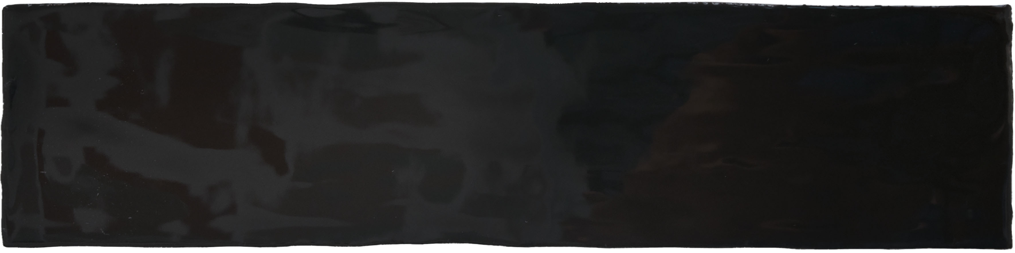 Catalea Gres Lund Metrofliesen Schwarz Glänzend 7,5x30 cm  