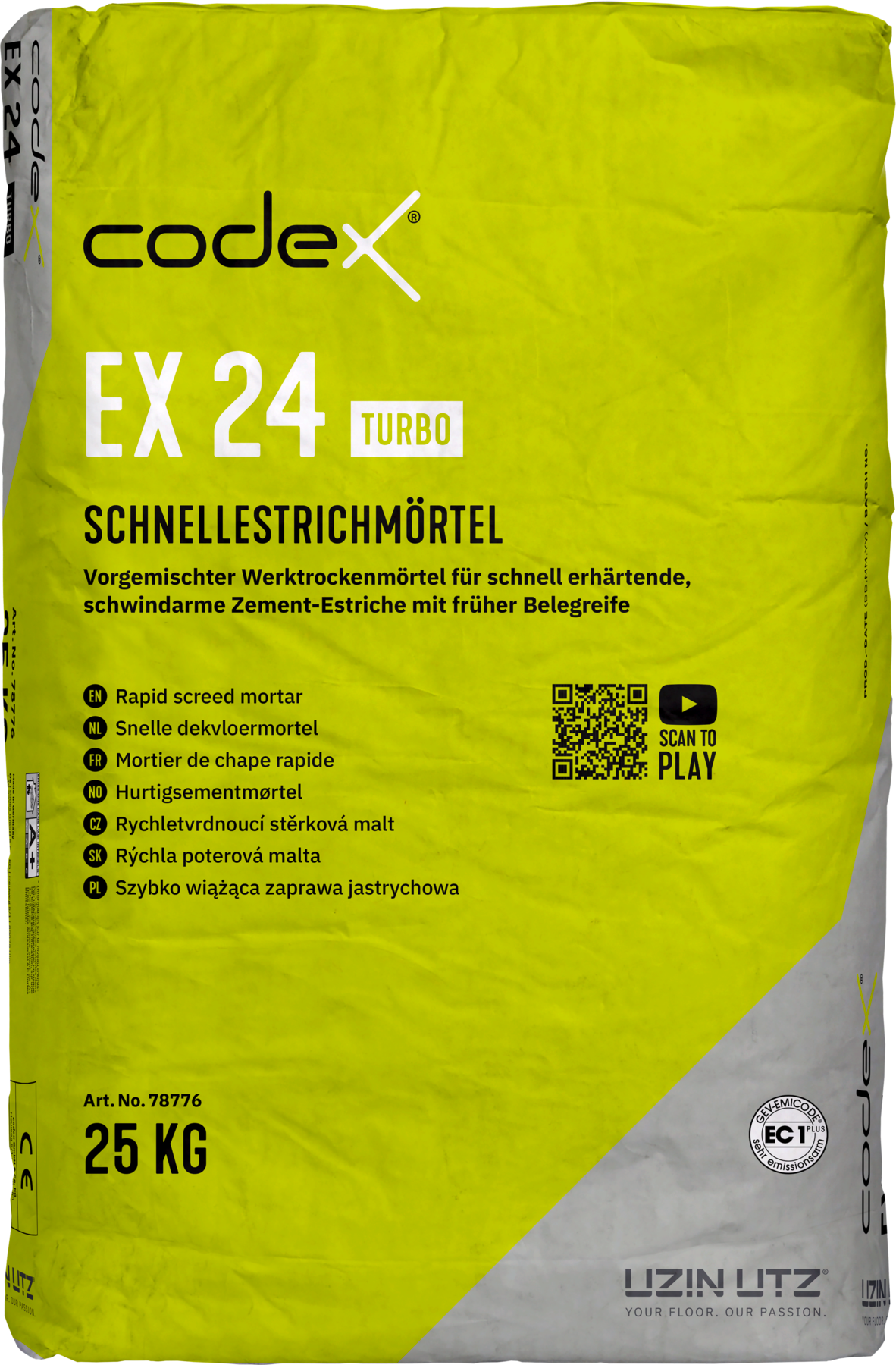 Codex EX 24 Turbo 25 kg Schnellestrichmörtel
