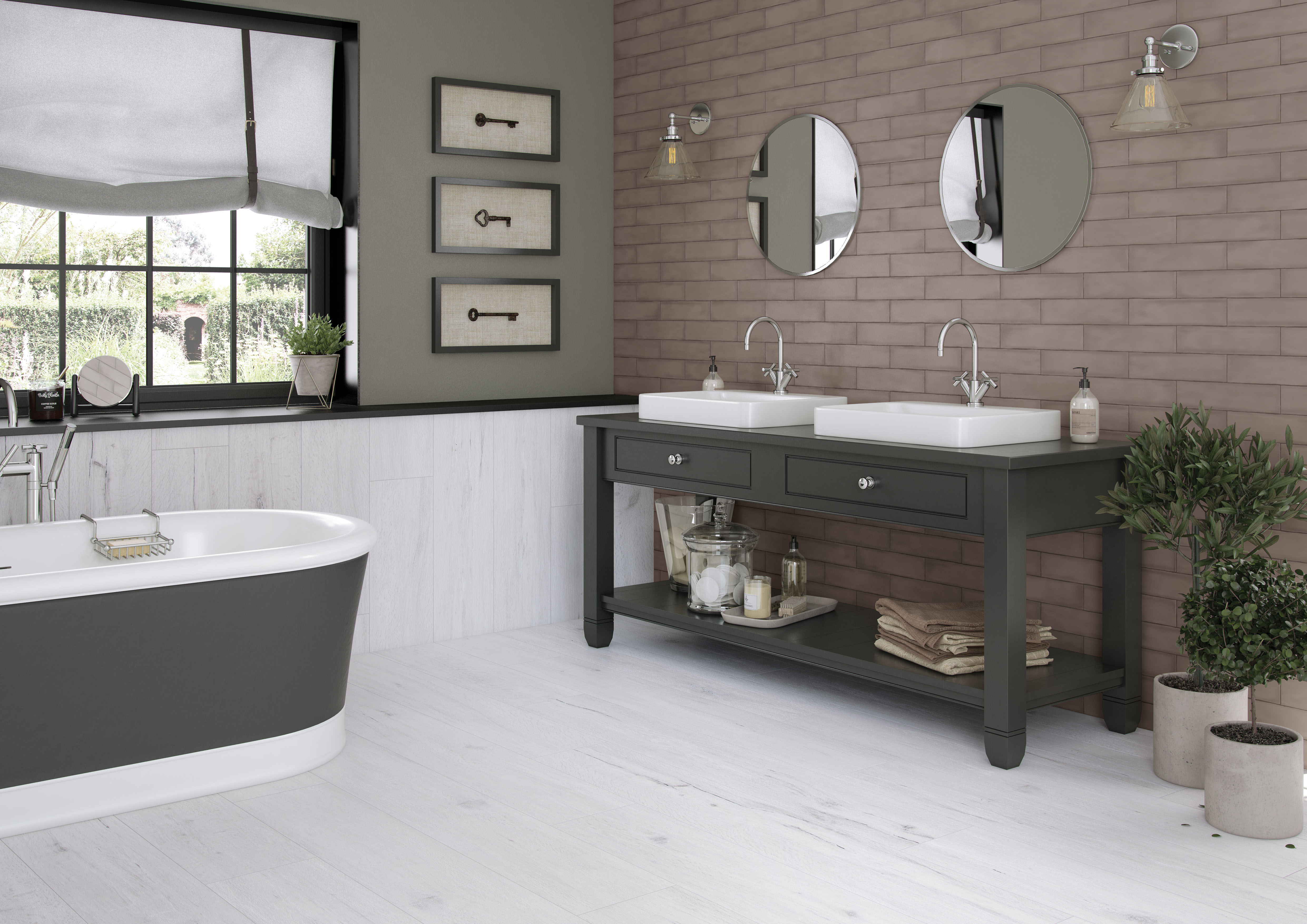 Catalea Gres Lund Metrofliesen Greige Matt 7,5x30 cm  