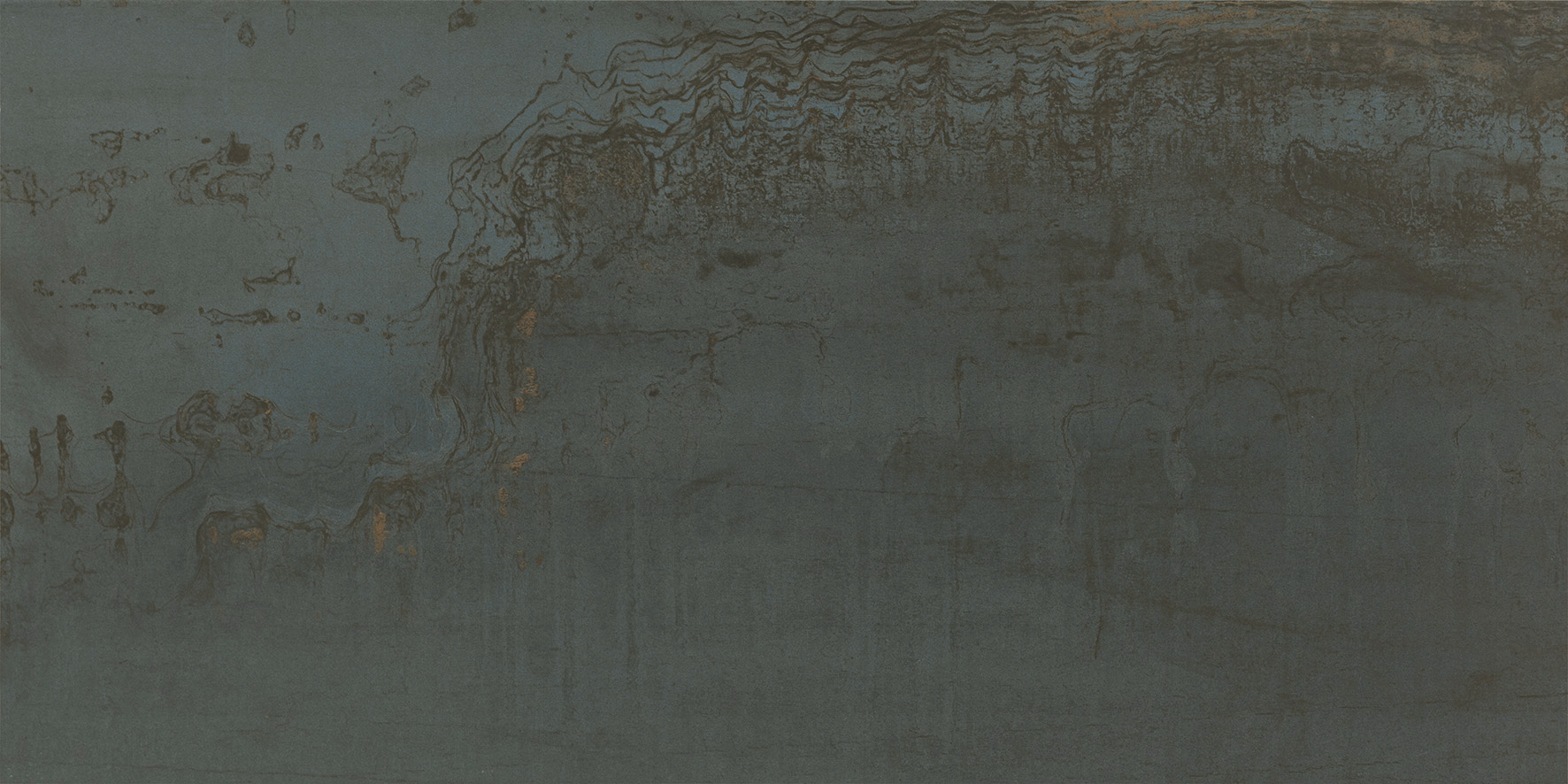 Urbanixx Gres Mailand Bodenfliese Metalloptik Blau Matt 30x60 cm rektifiziert 