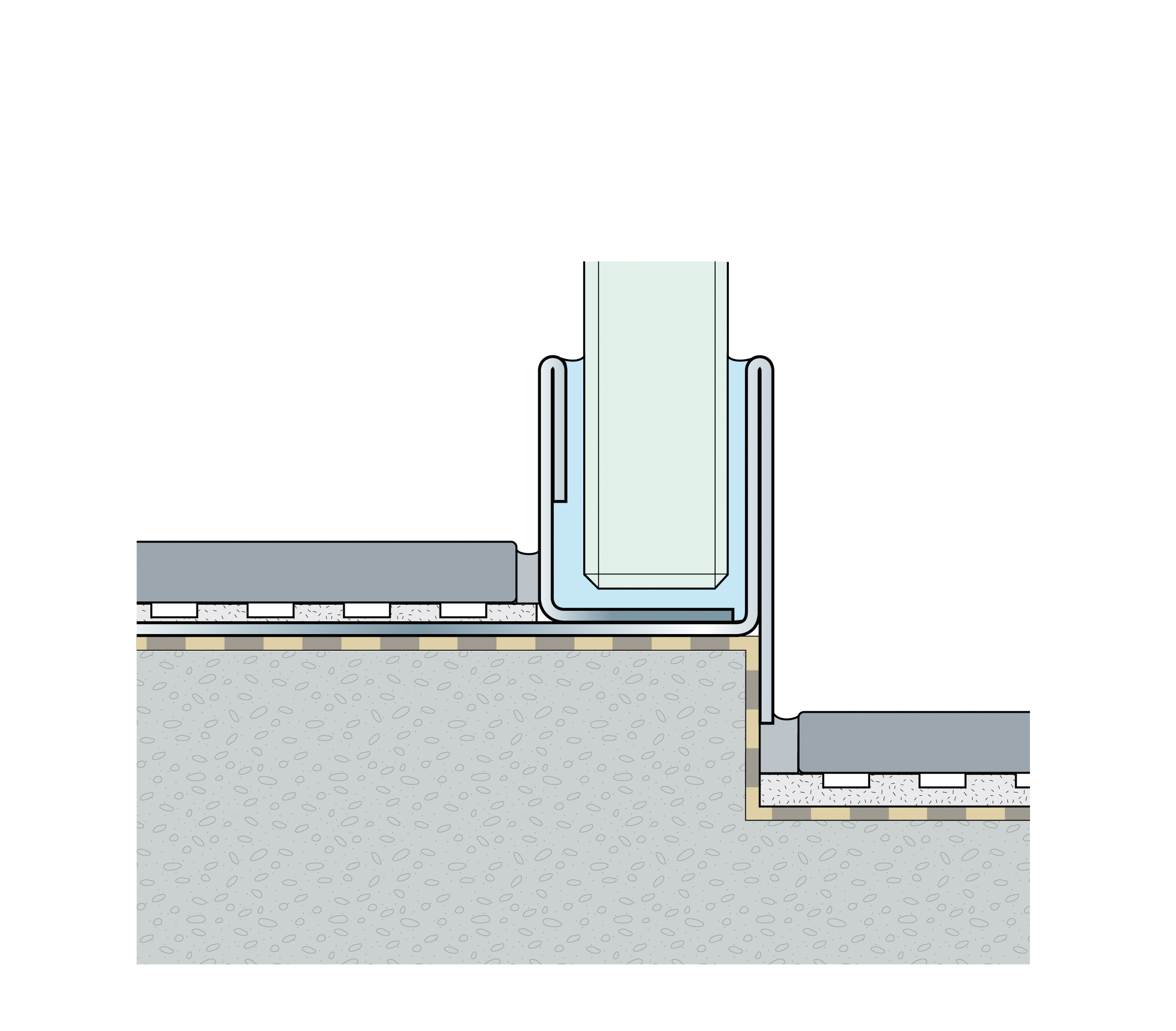 Alferpro Glasgefällekeil links 120 cm lang 