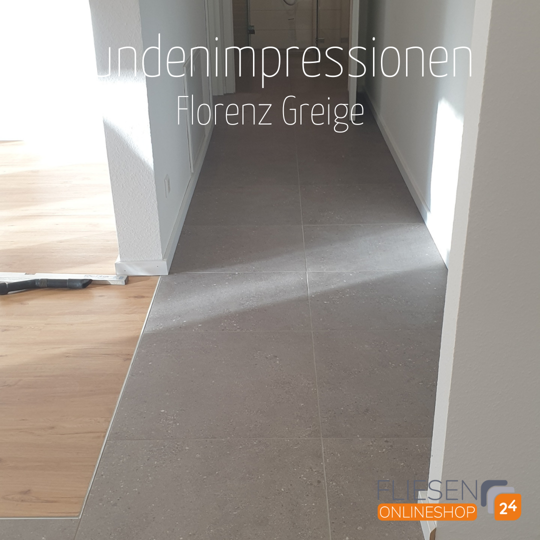Urbanixx Gres Florenz Bodenfliese Natursteinoptik Greige matt 60x60 cm rekt. Urbanixx Gres Florenz Bodenfliese Natursteinoptik Greige matt 60x60 cm rekt.