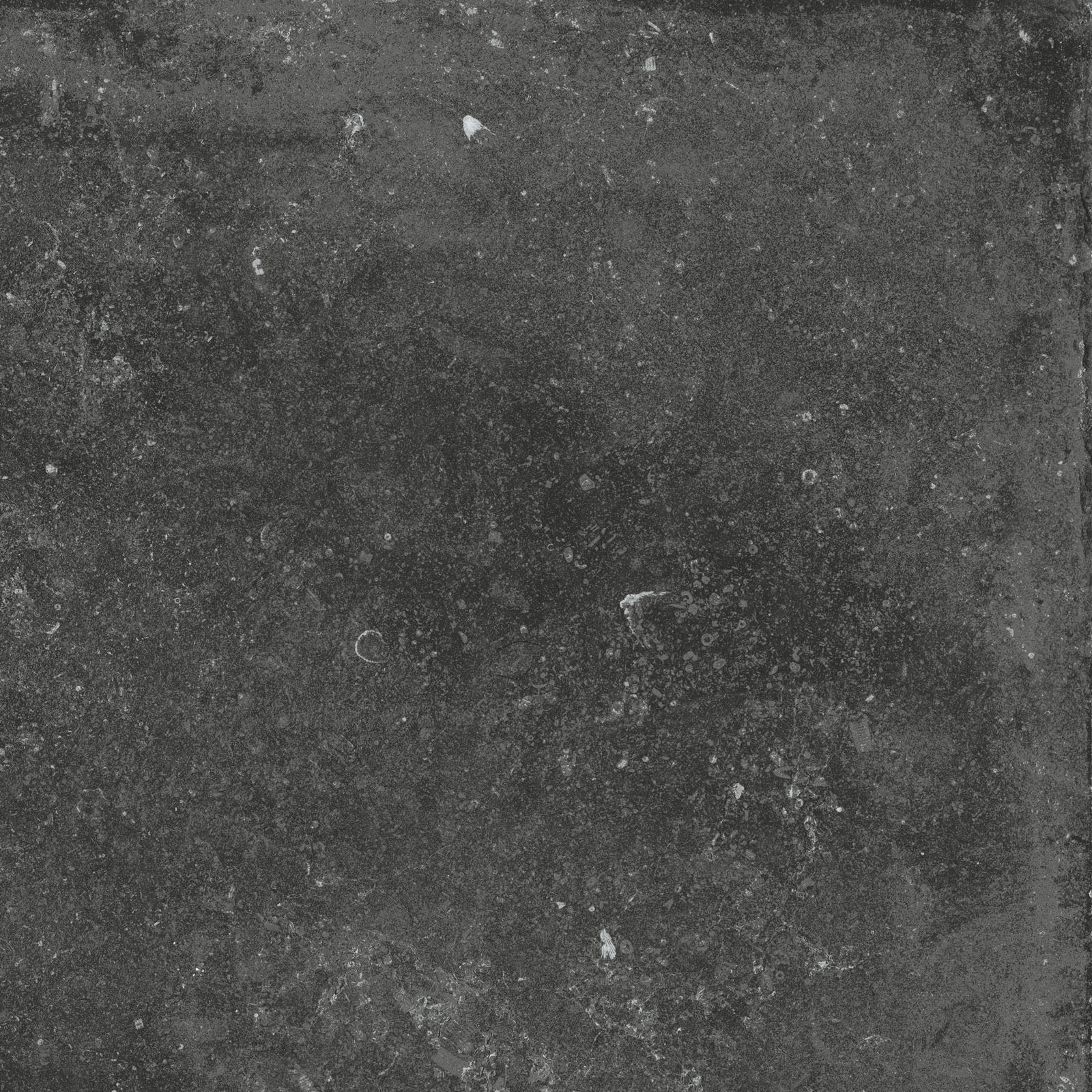 Flaviker Nordik Stone Indoor Bodenfliese Natursteinoptik Schwarz Matt 60x60 cm rektifiziert R10B