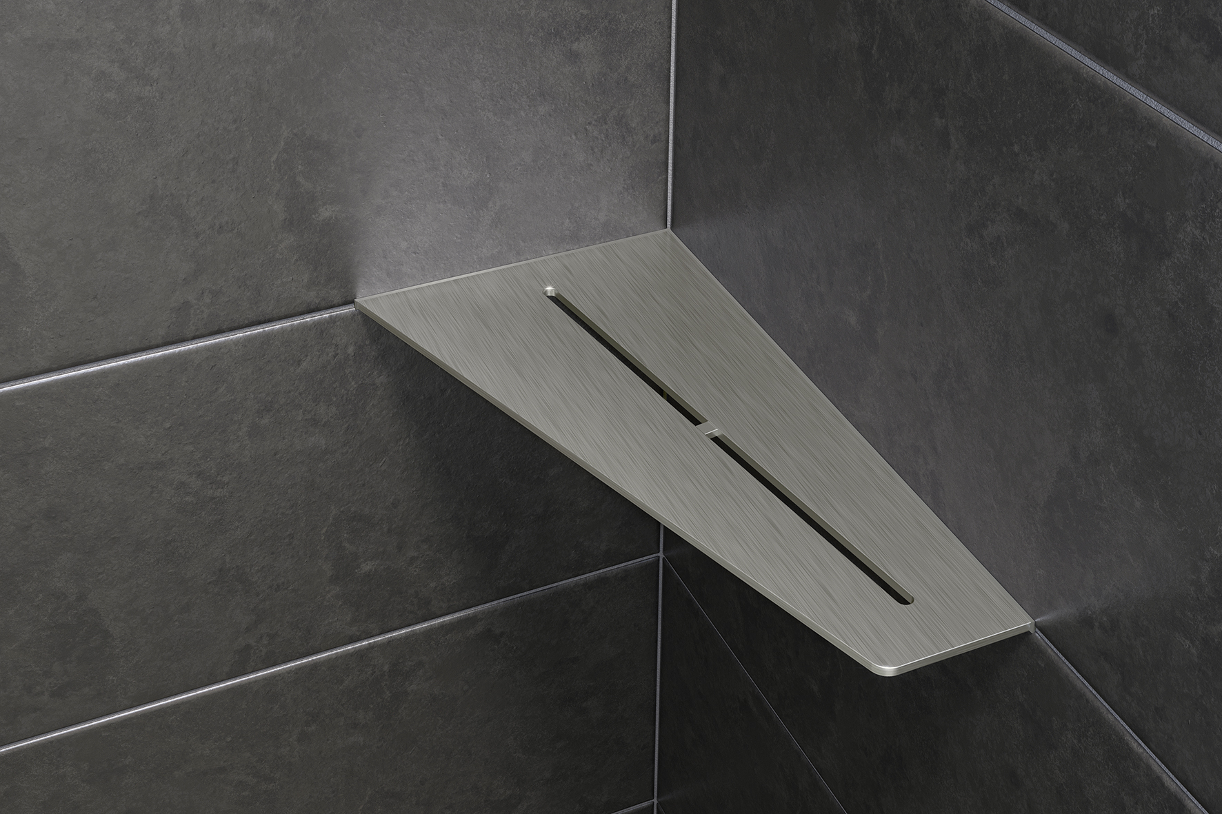 Schlüter SHELF E S3 154x295 mm Pure Edelstahl gebürstet