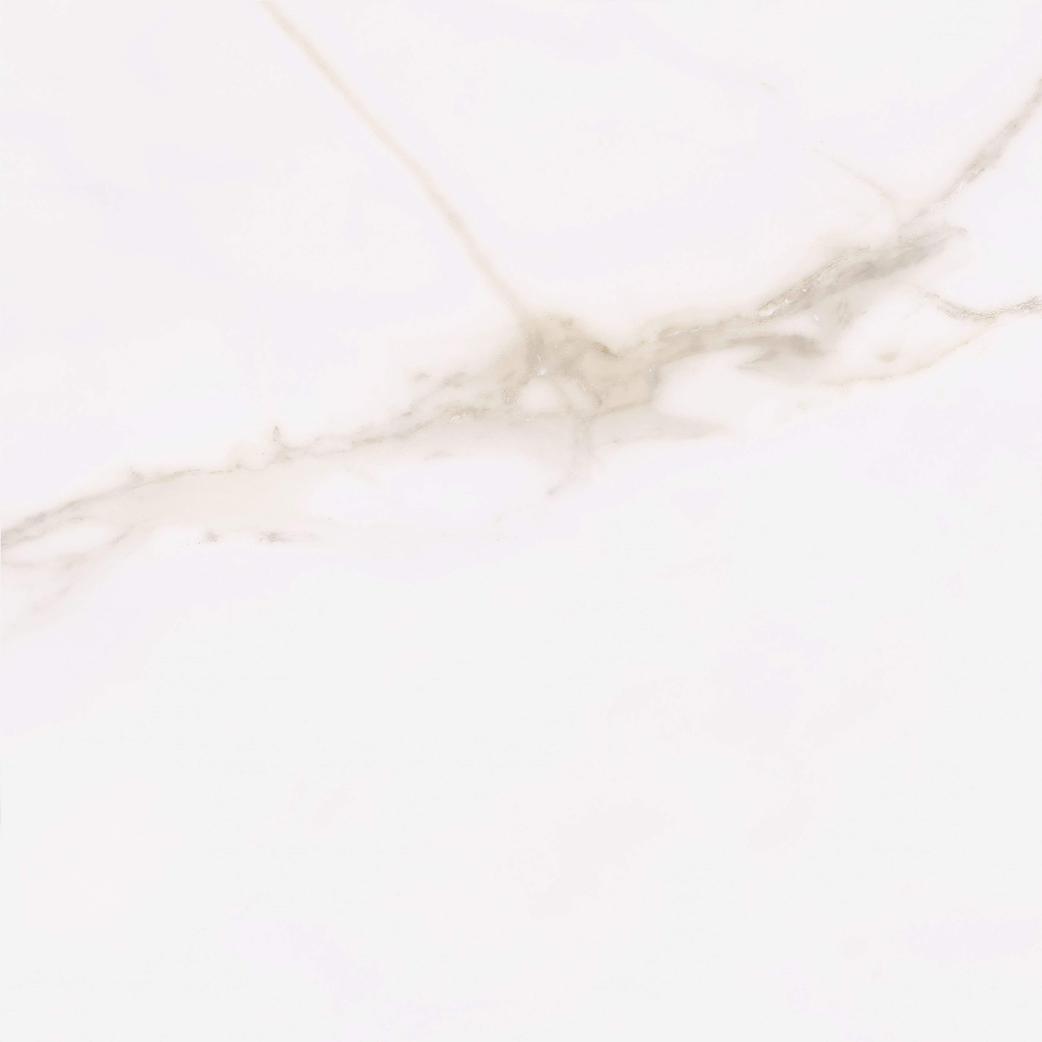 Vanezia Gres Kalmar Bodenfliesen Marmoroptik Weiß glänzend 60x60 cm rekt. 
