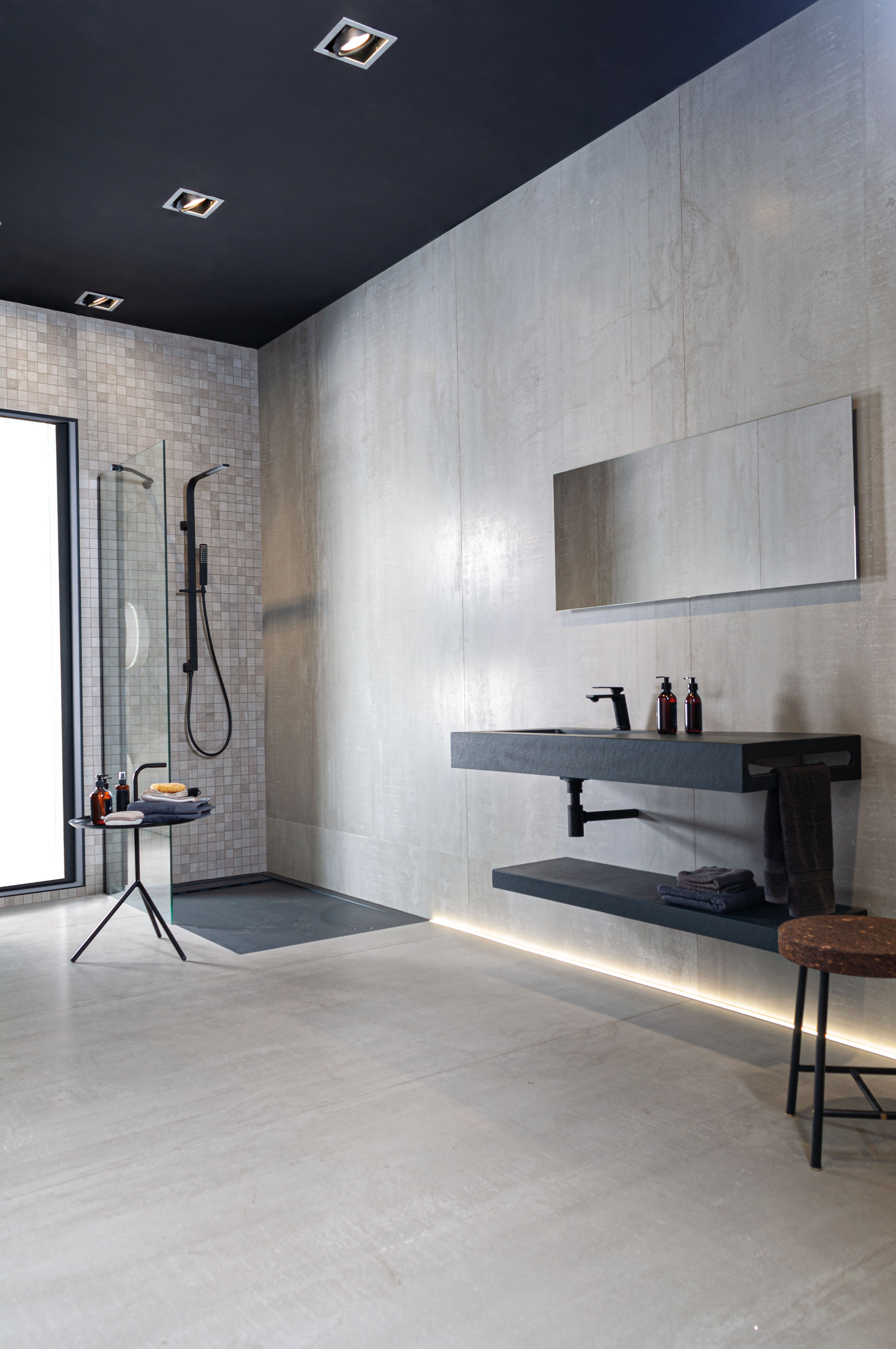 Urbanixx Gres Karlstadt Mosaik Metalloptik Hellgrau Matt 30x30 cm rektifiziert R9