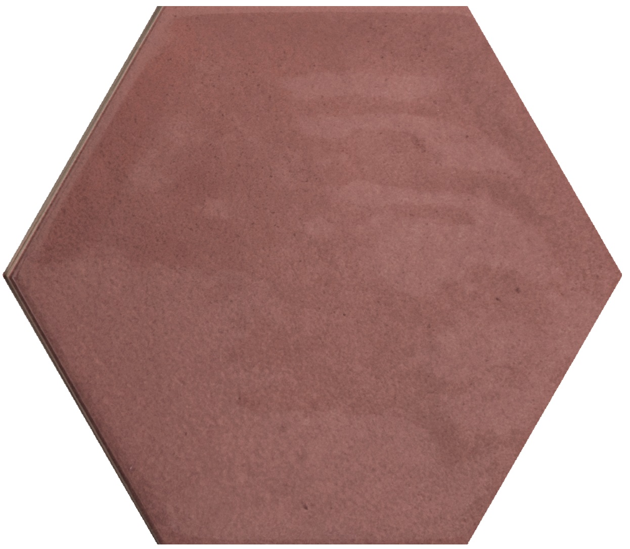 Catalea Gres Timra Hexagonfliese Rot glänzend 16x18 cm 