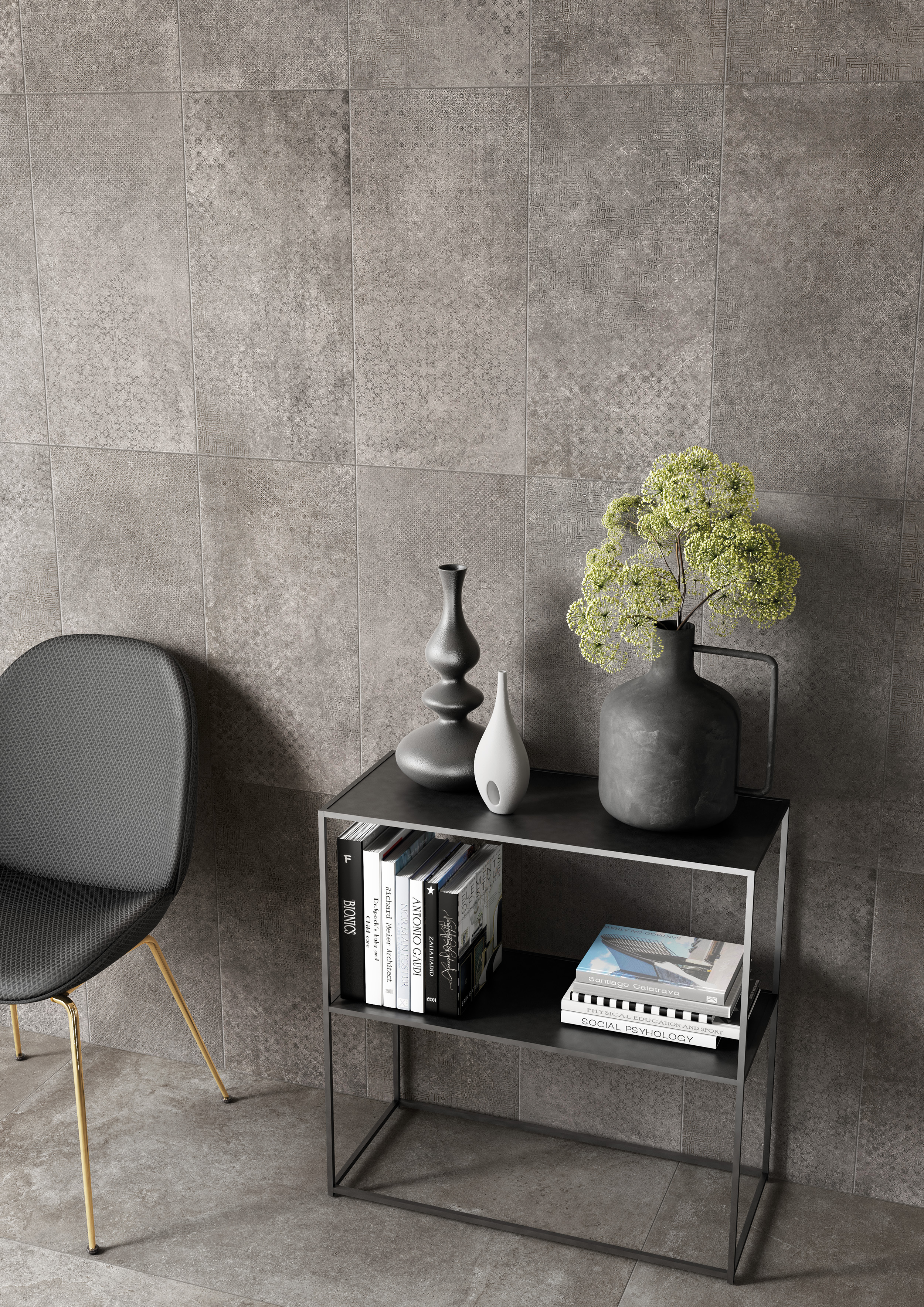 Urbanixx Gres Catania Dekor Natursteinoptik Hellgrau Matt 60x120 cm rektifiziert R10B
