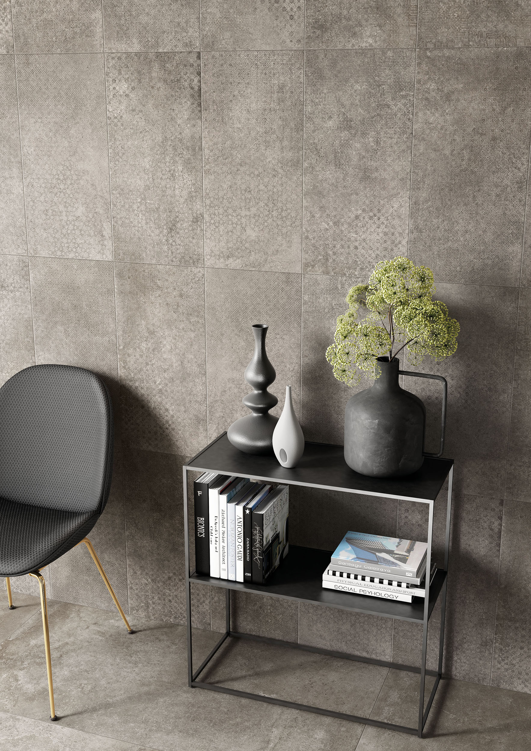 Urbanixx Gres Catania Bodenfliese Natursteinoptik Grau matt 60x60 cm rekt. R10B Urbanixx Gres Catania Bodenfliese Natursteinoptik Grau matt 60x60 cm rekt. R10B