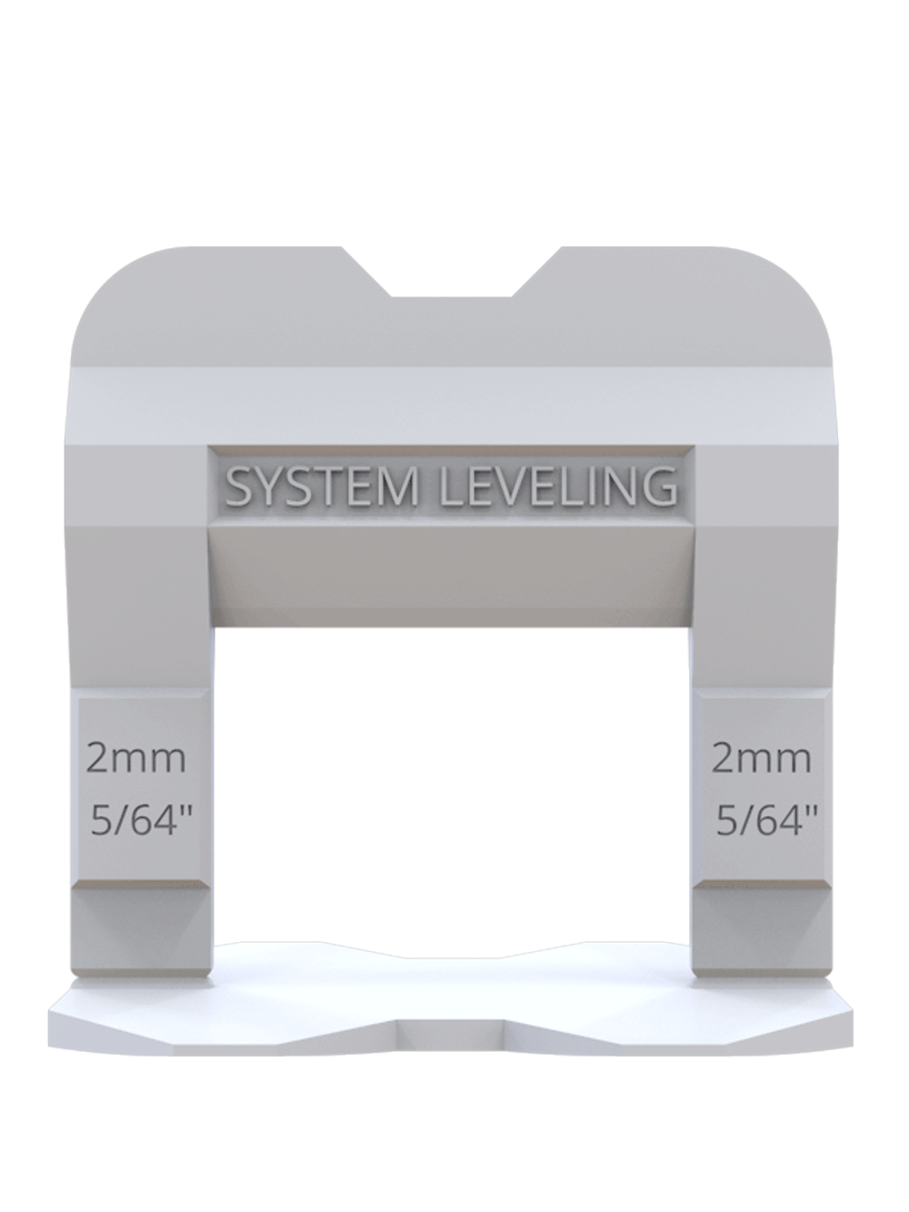 System Leveling Nivelliersystem Klemme 2 mm 2.000 Stück 