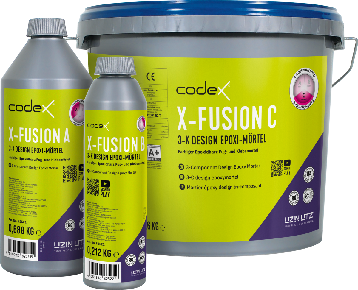 Codex X Fusion Achatgrau 3,5 kg 3 K Design Epoxi Mörtel