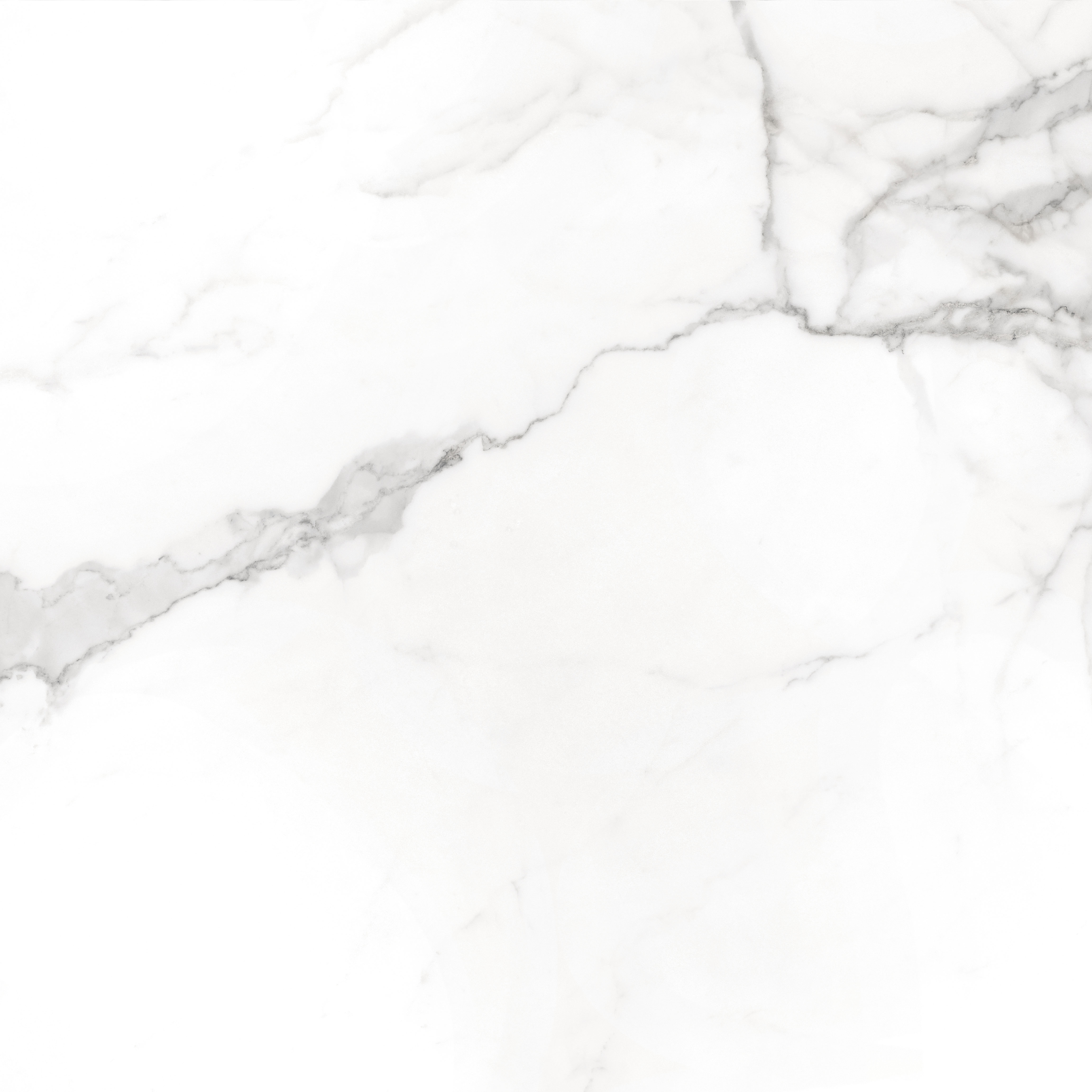 Urbanixx Gres Töre Bodenfliesen Marmoroptik Weiß glänzend 60x60 cm rekt. 
