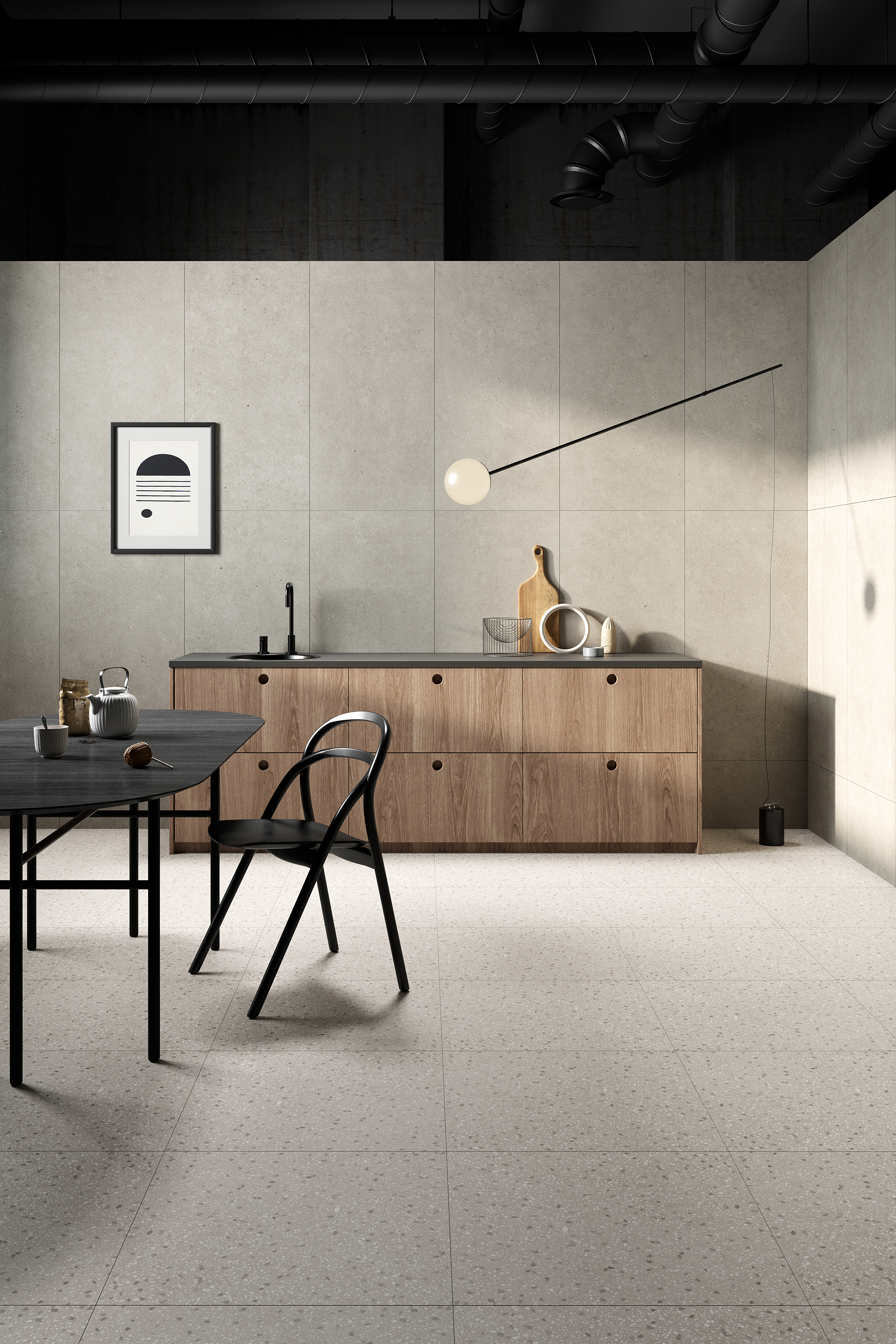 Urbanixx Gres Osaki Bodenfliese Natursteinoptik Taupe Matt 20x60 cm R10