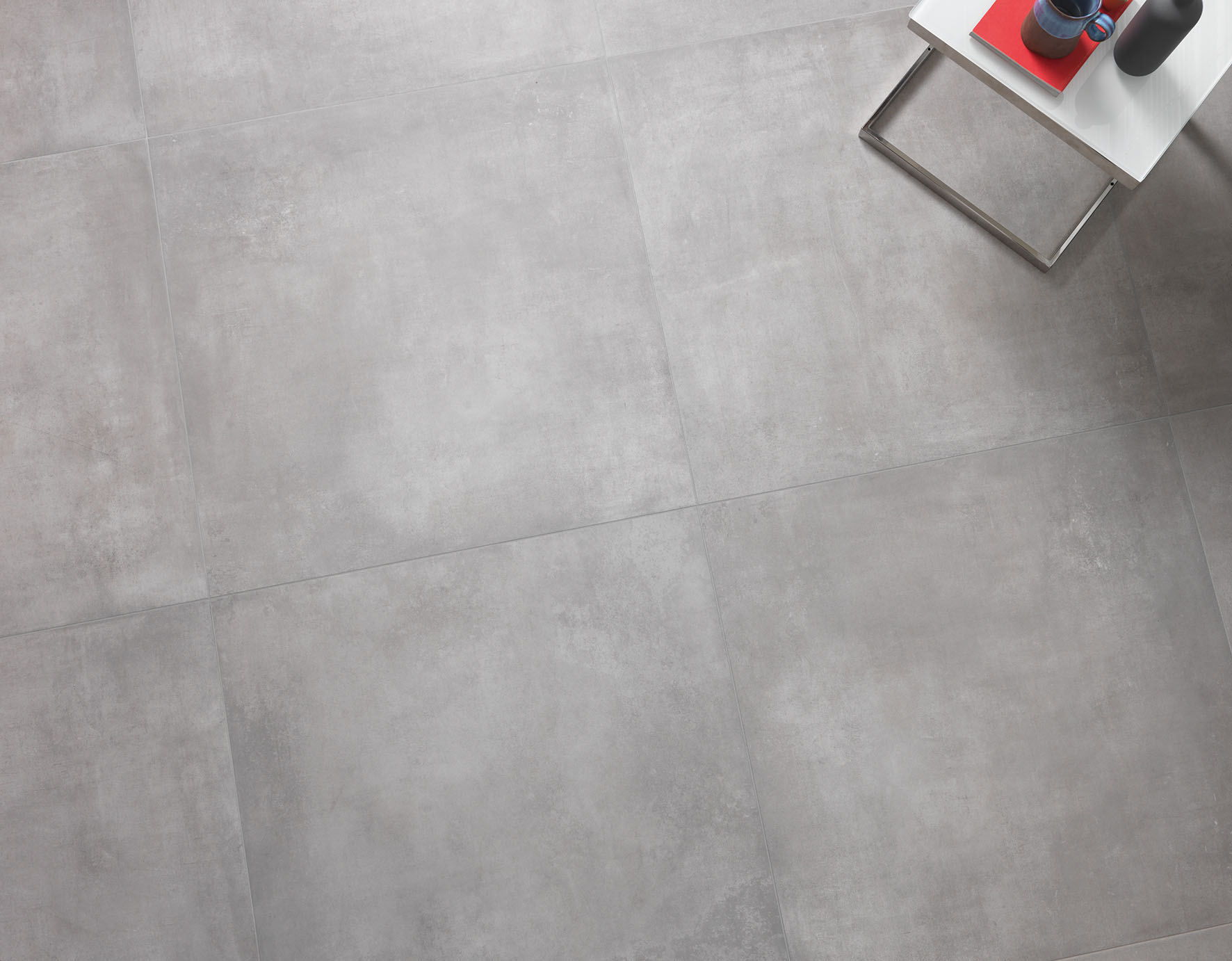 Urbanixx Gres Bari Bodenfliese Betonoptik Grau Matt 60x120 cm rektifiziert R9