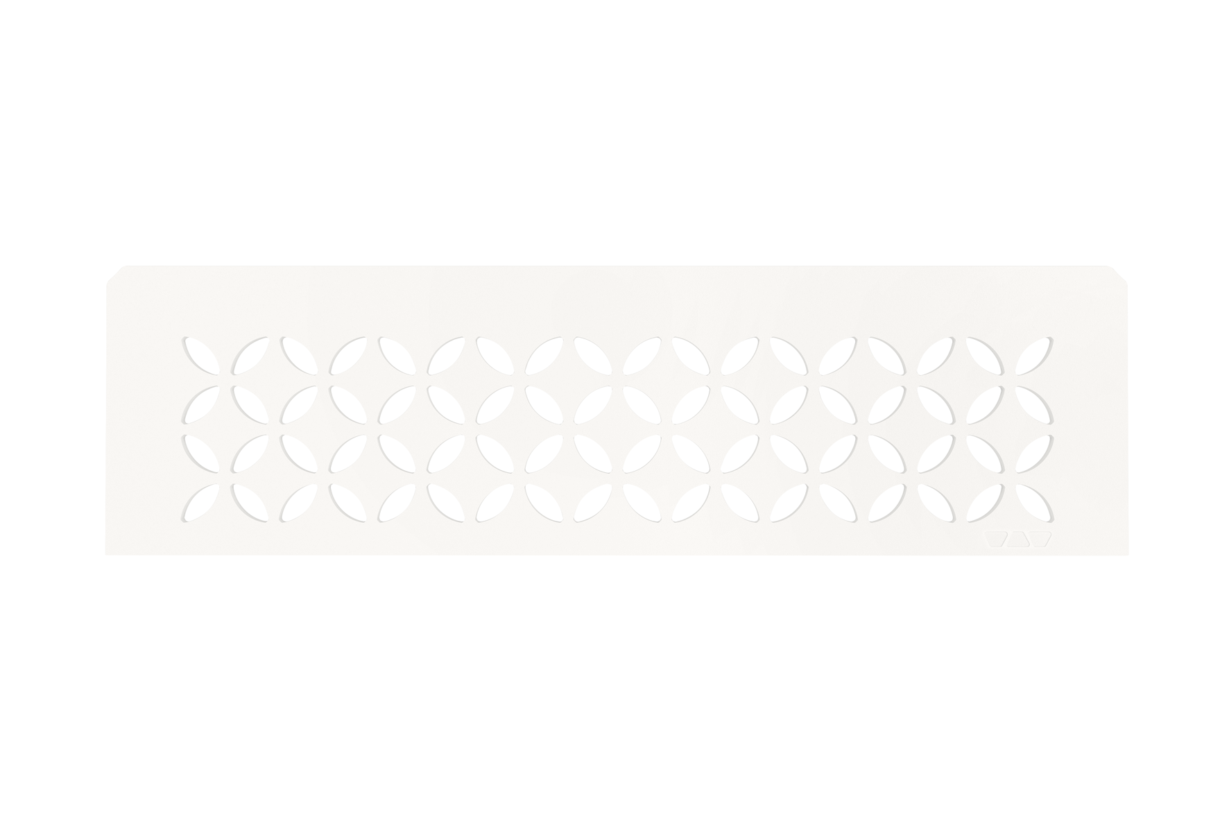 Schlüter SHELF N S1 300x87 mm Floral MBW Brillantweiß Matt Duschablage