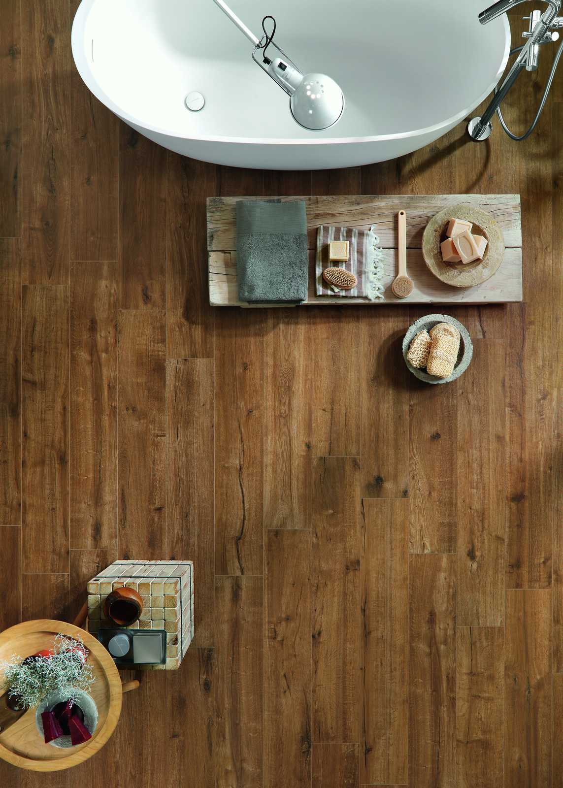 Ragno Woodtale Bodenfliese Holzoptik Braun Matt 15x120 cm rektifiziert R9 