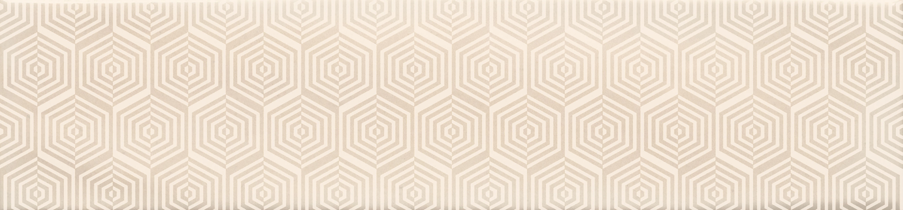 Catalea Gres Nyborg Dekor Metrofliese Beige glänzend 7,5x30 cm  