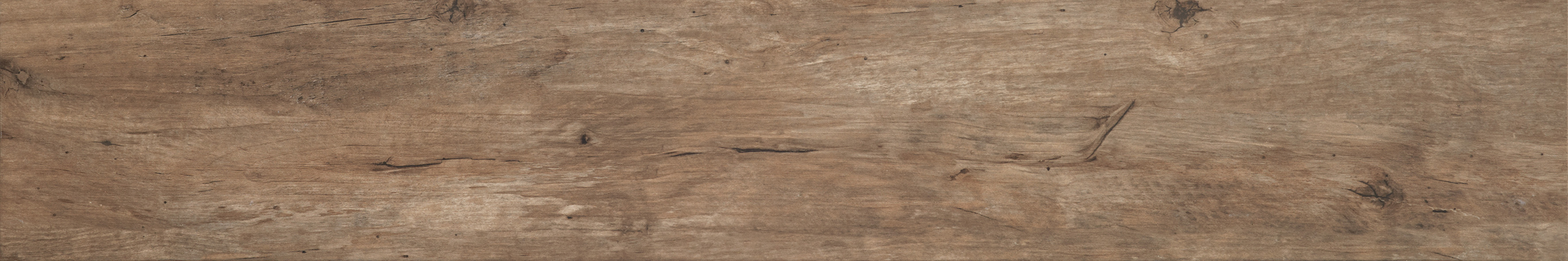 Noem Gres Bergamo Bodenfliese Holzoptik Braun Matt 20x120 cm rektifiziert R9
